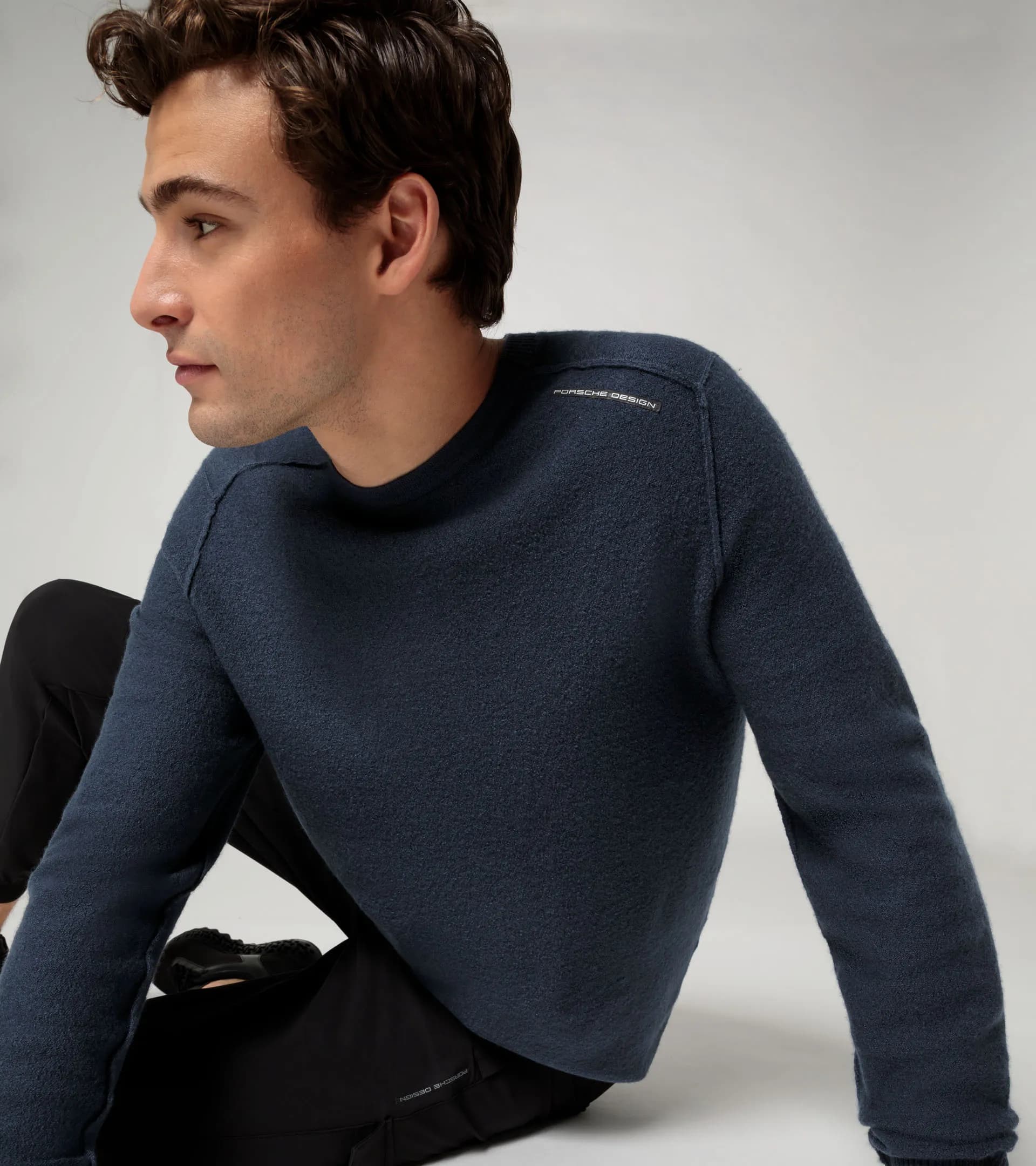 Wool crew neck pullover 6