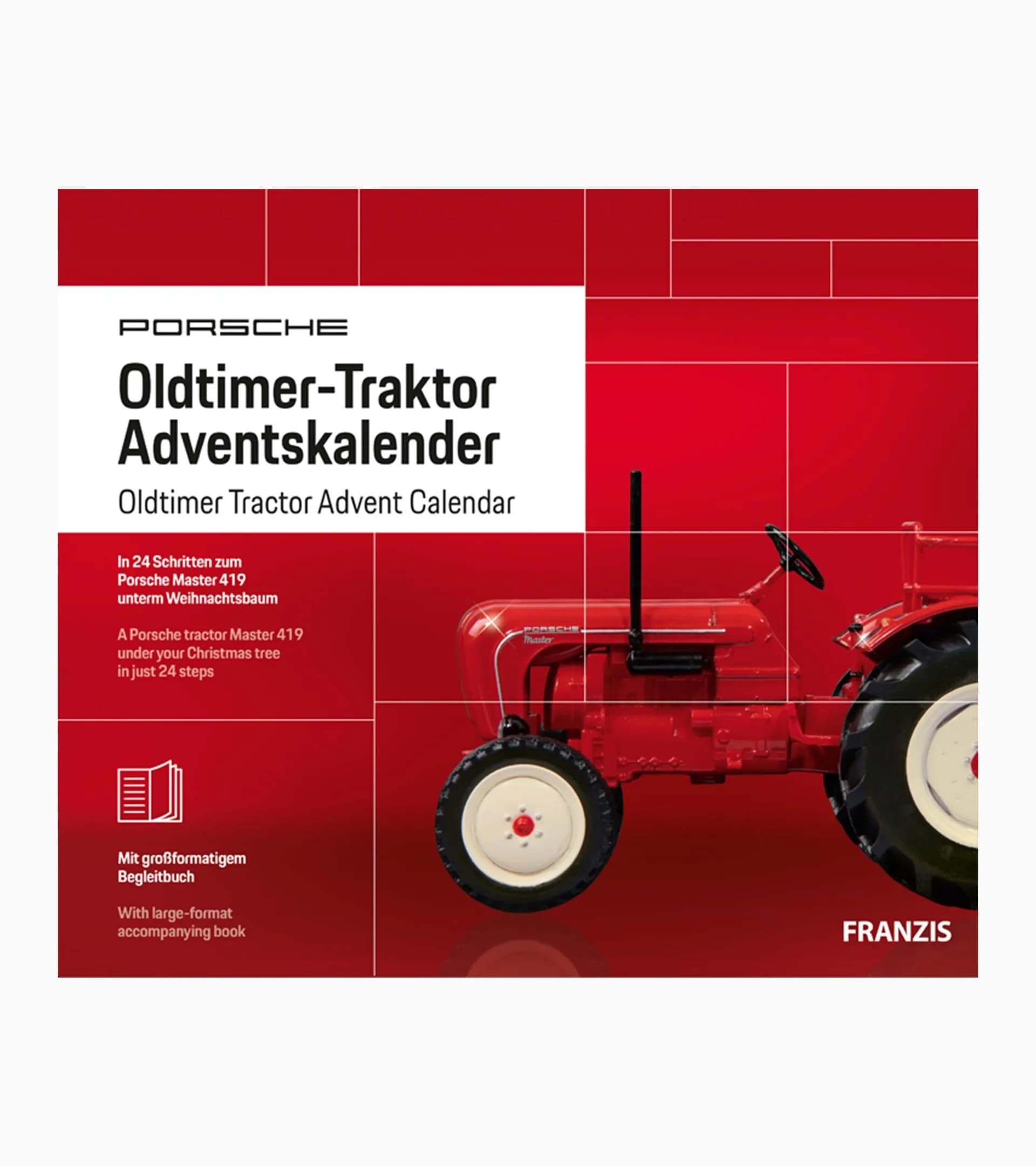 Calendrier de l'Avent Tracteur vintage Porsche 2