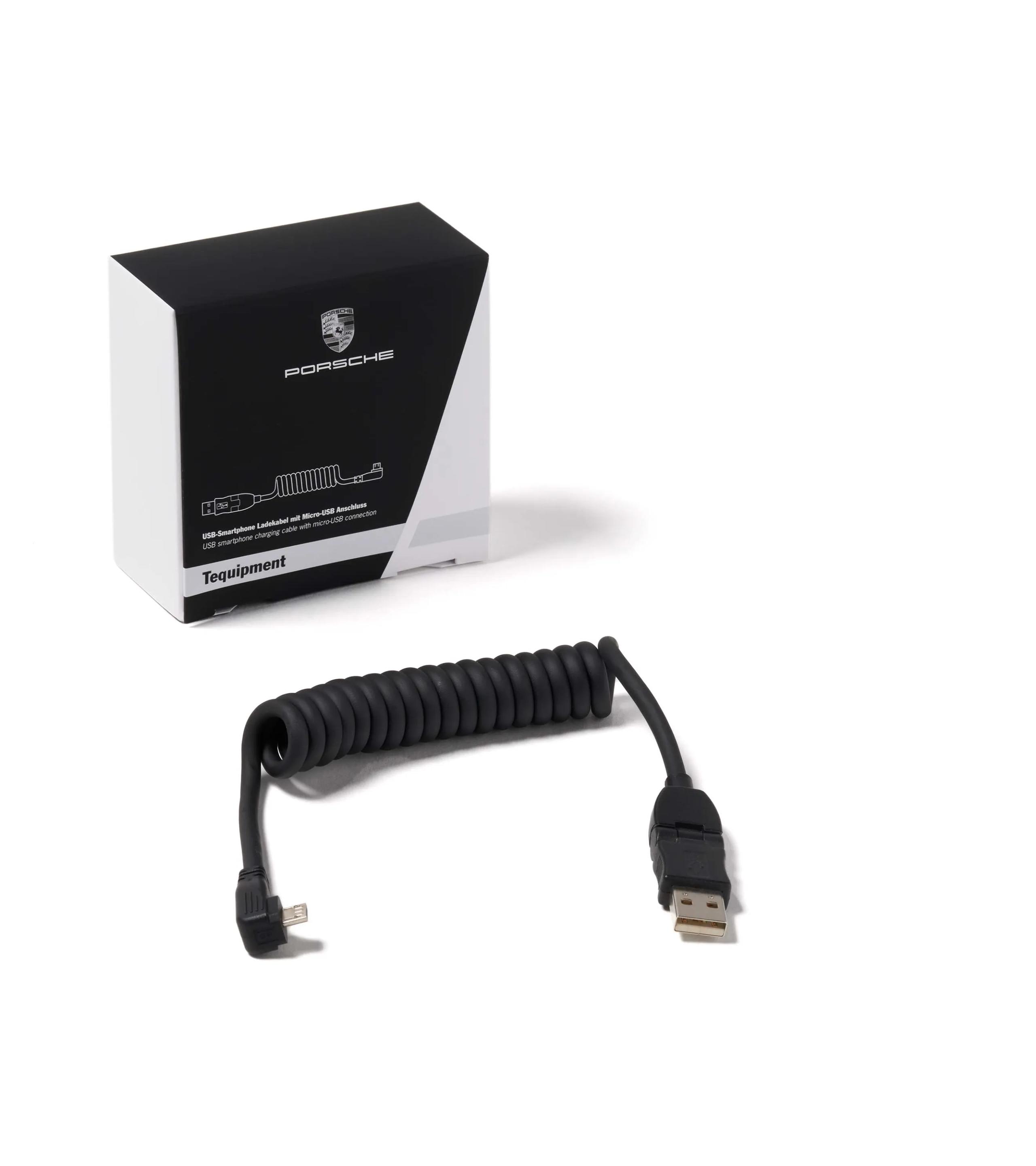 Porsche USB smartphone charging cable with micro USB connection thumbnail 0