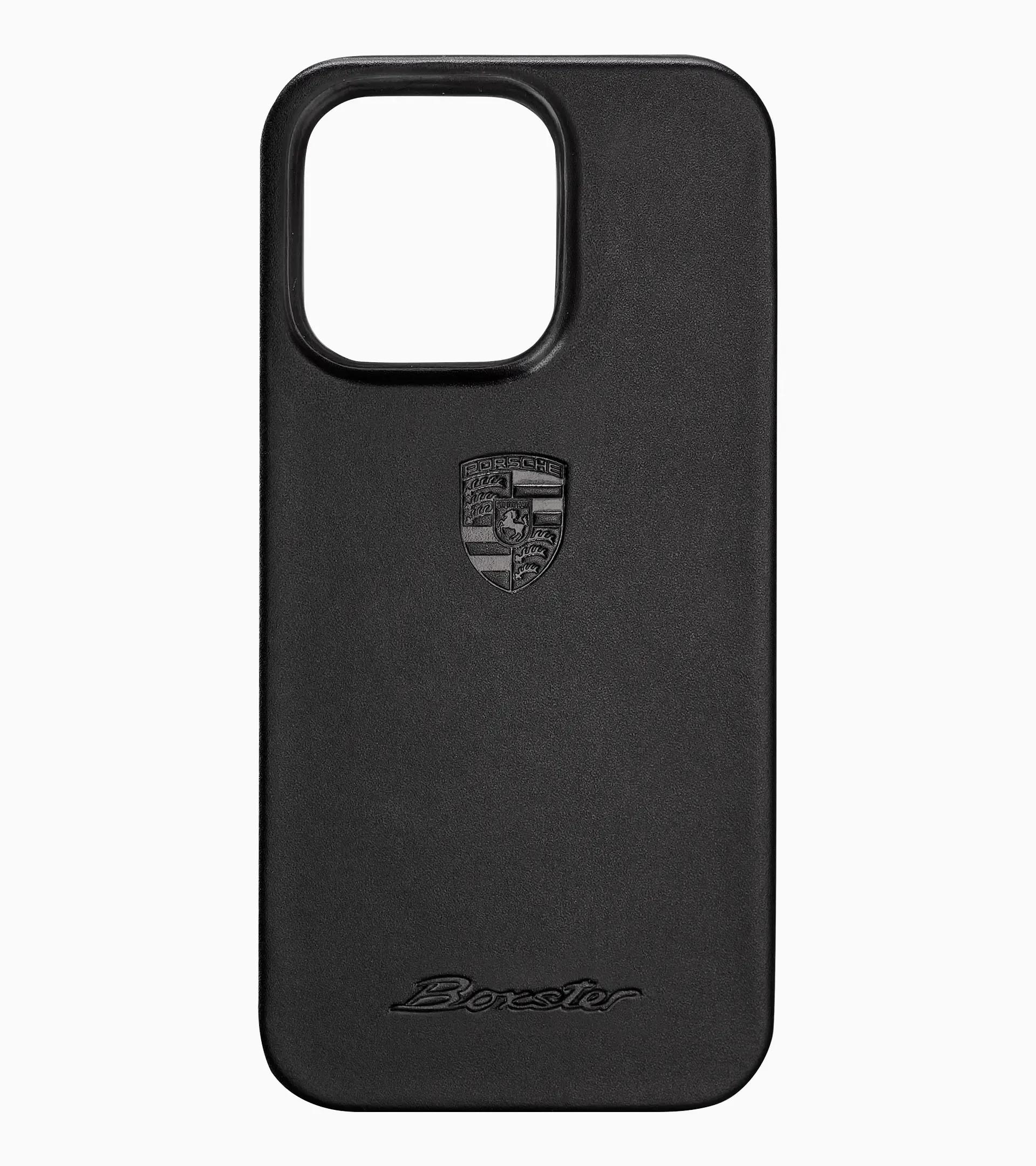 Cover per iPhone 14 Pro in pelle Boxster – Essential thumbnail 0