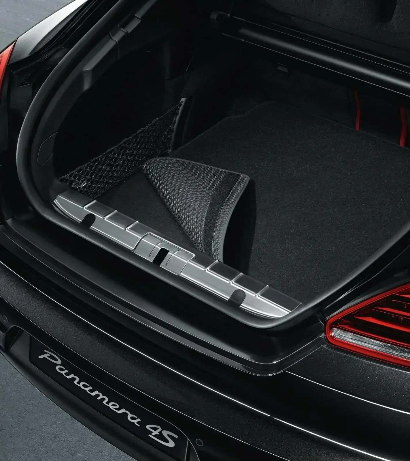 Porsche Reversible Luggage-Compartment Mat with Nubuk Surround for Panamera (G1 & G1 II) 1