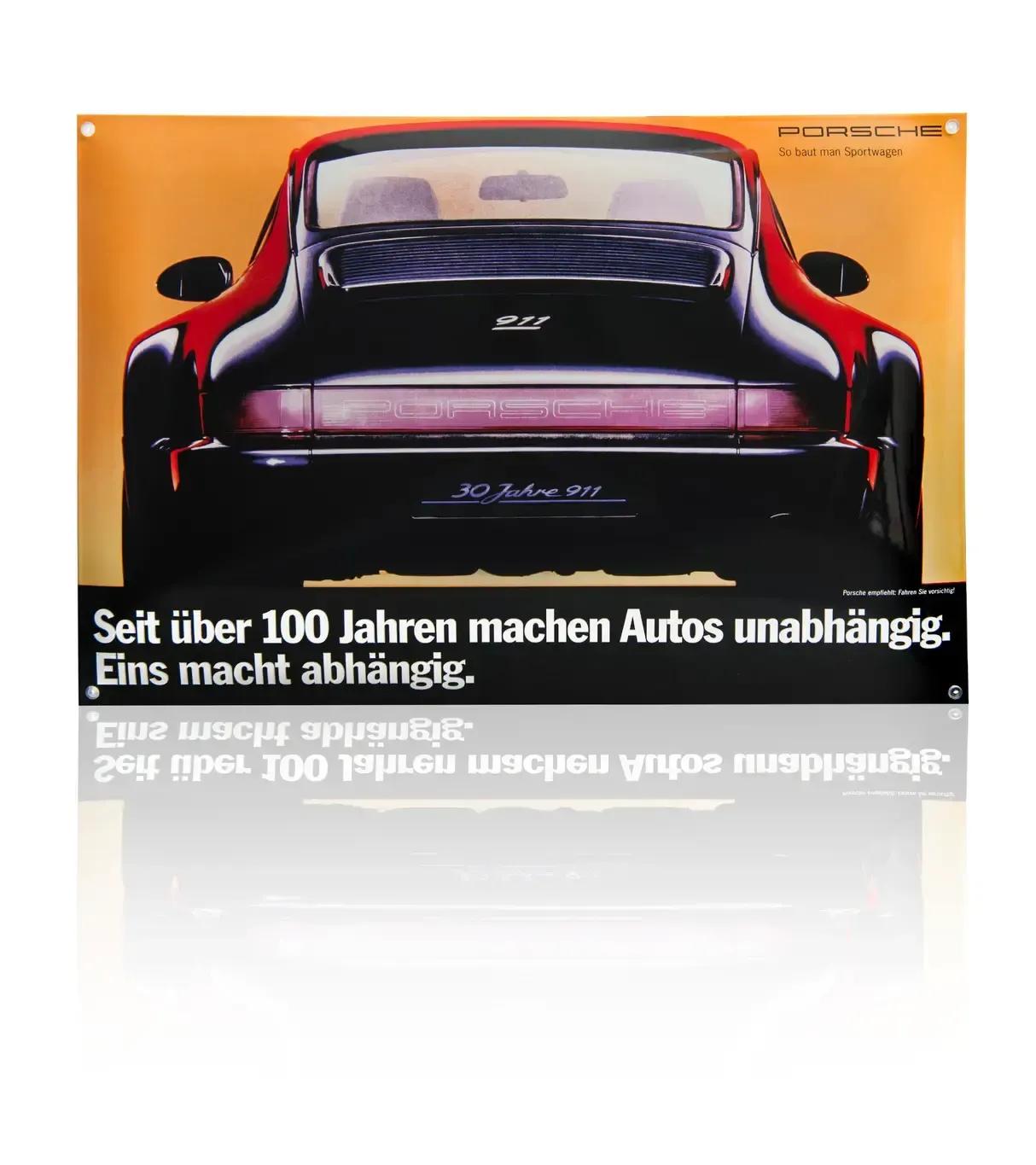 Tabliczka emaliowana Jubileuszowy model Porsche Classic 964-4 thumbnail 0