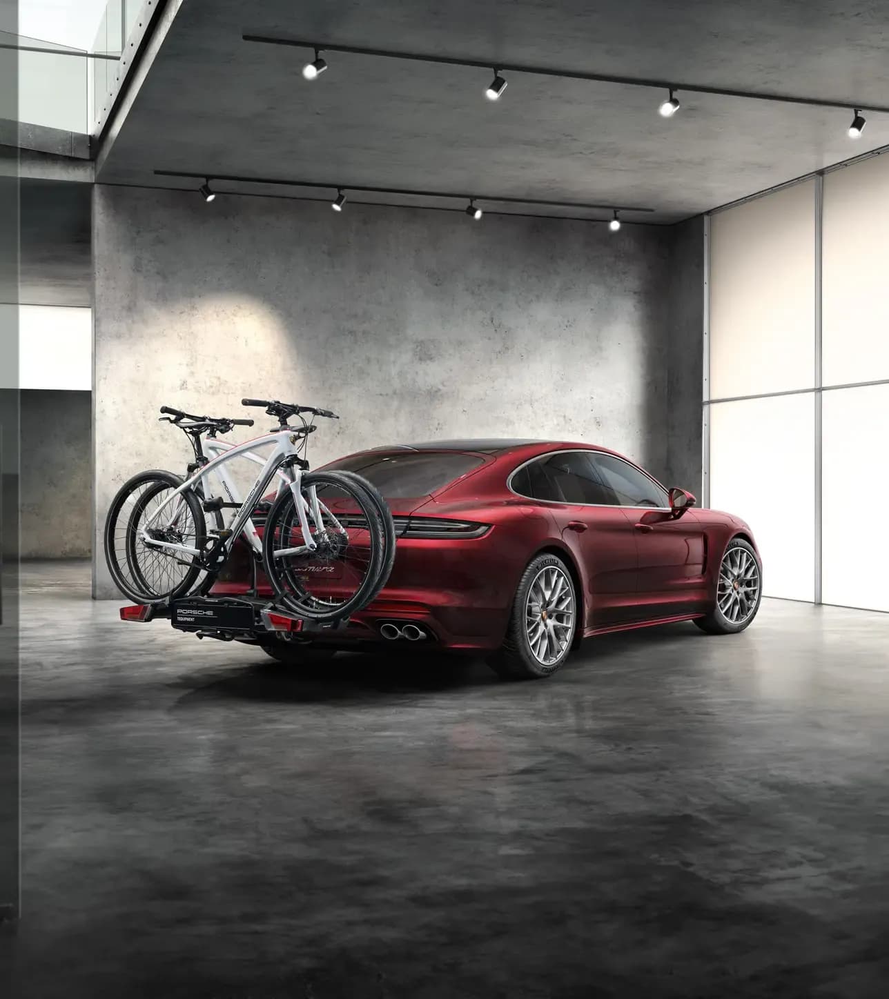 Rear-mounted bike rack - Panamera/Macan/Cayenne 4