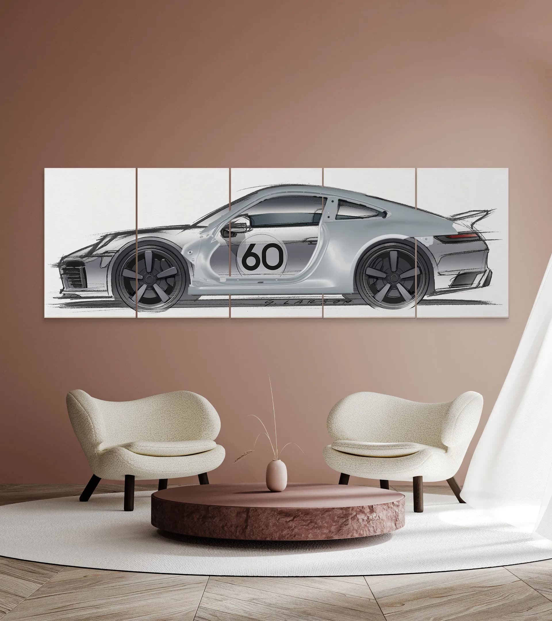 911 Sport Classic Art Skulptur - Heritage  2