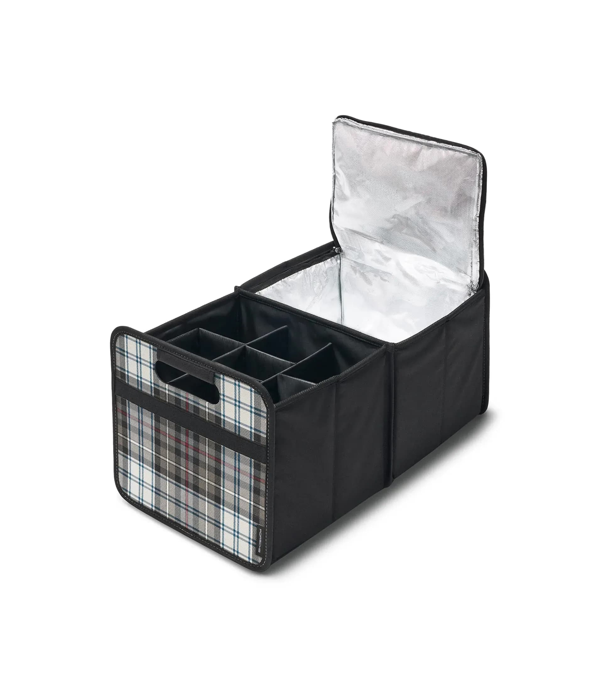 Bottle insert for foldable luggage compartment box 3