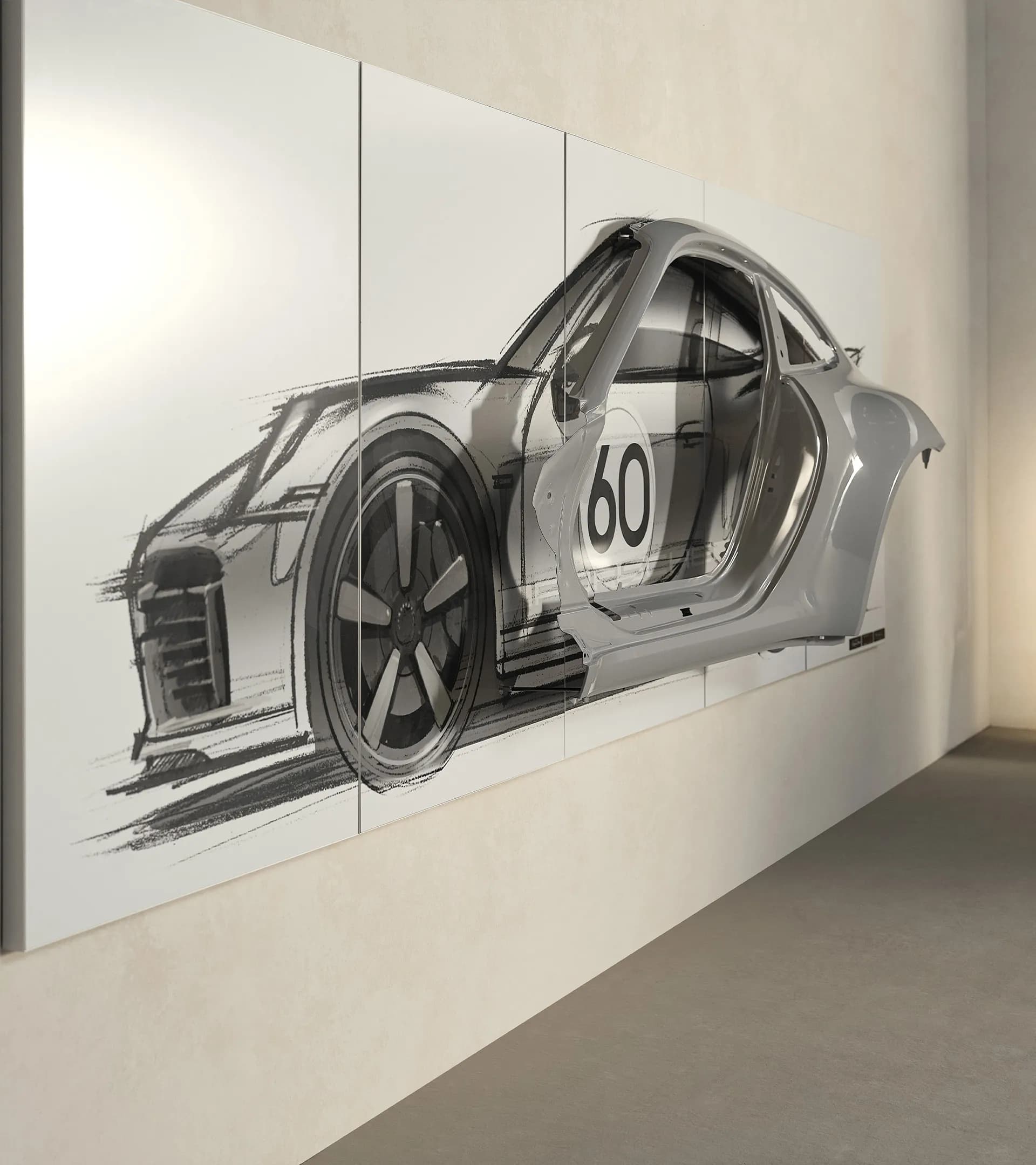 911 Sport Classic Art Skulptur - Heritage  4