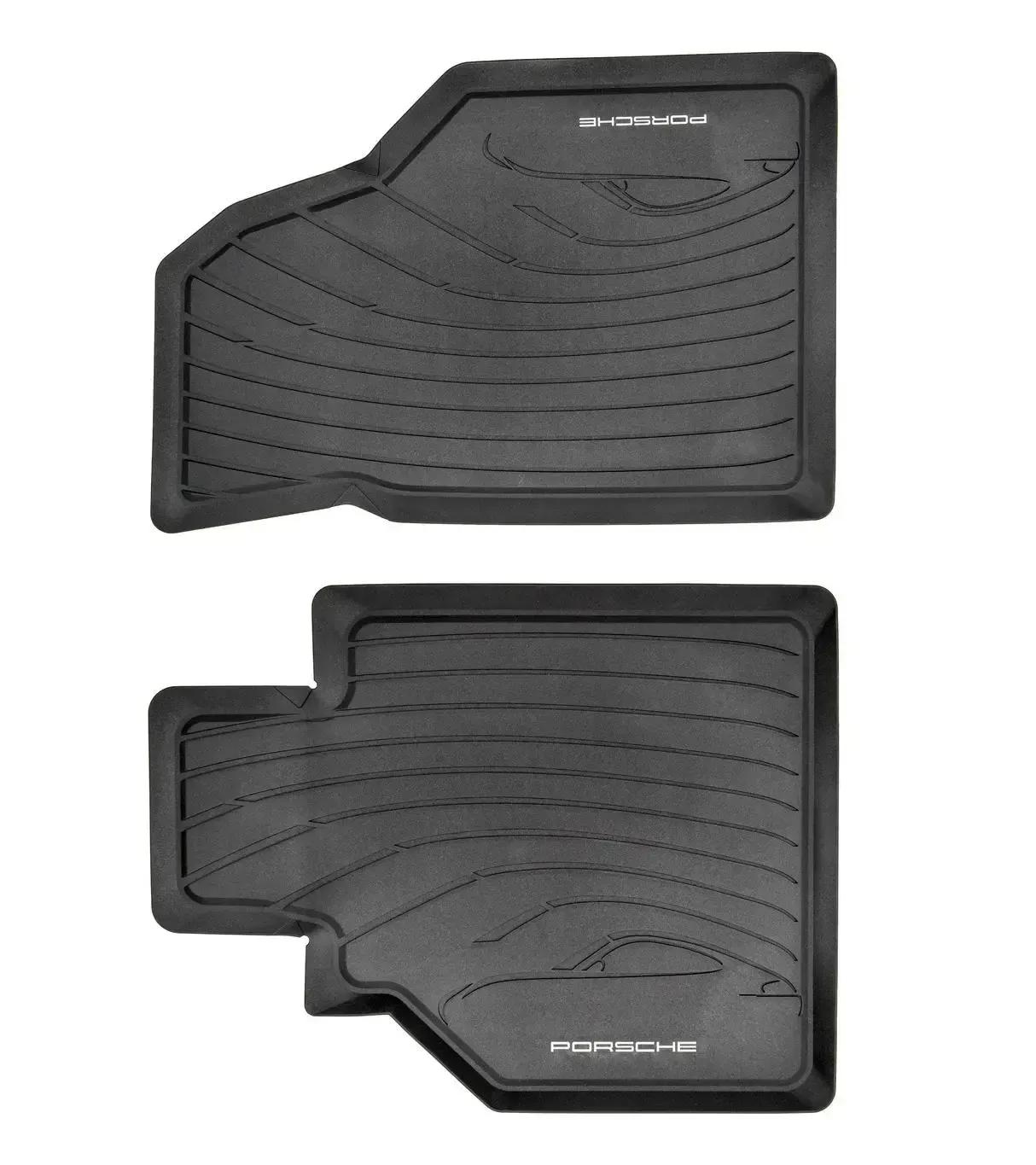 All-weather floor mats in Black for left-hand-drive vehicles for Porsche 986 and 996 thumbnail 0