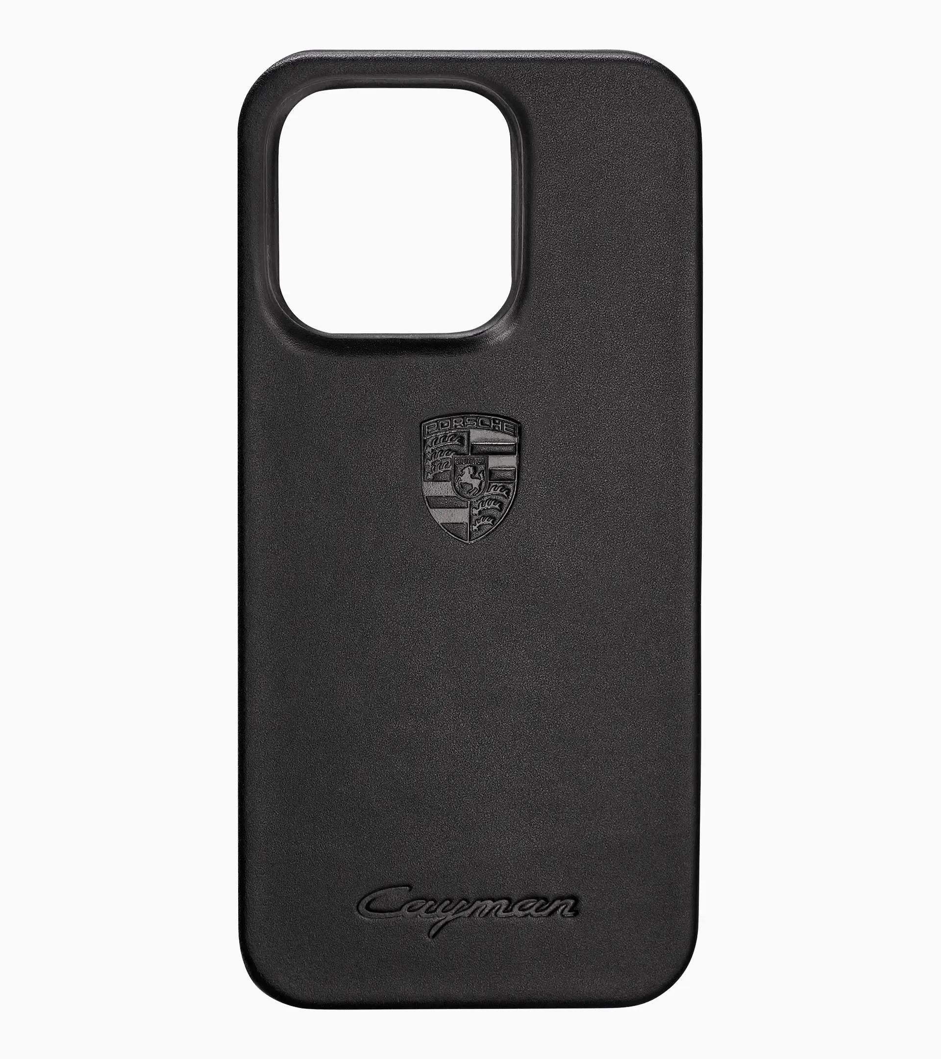 Cayman leather iPhone 14 Pro snap-on case – Essential thumbnail 0