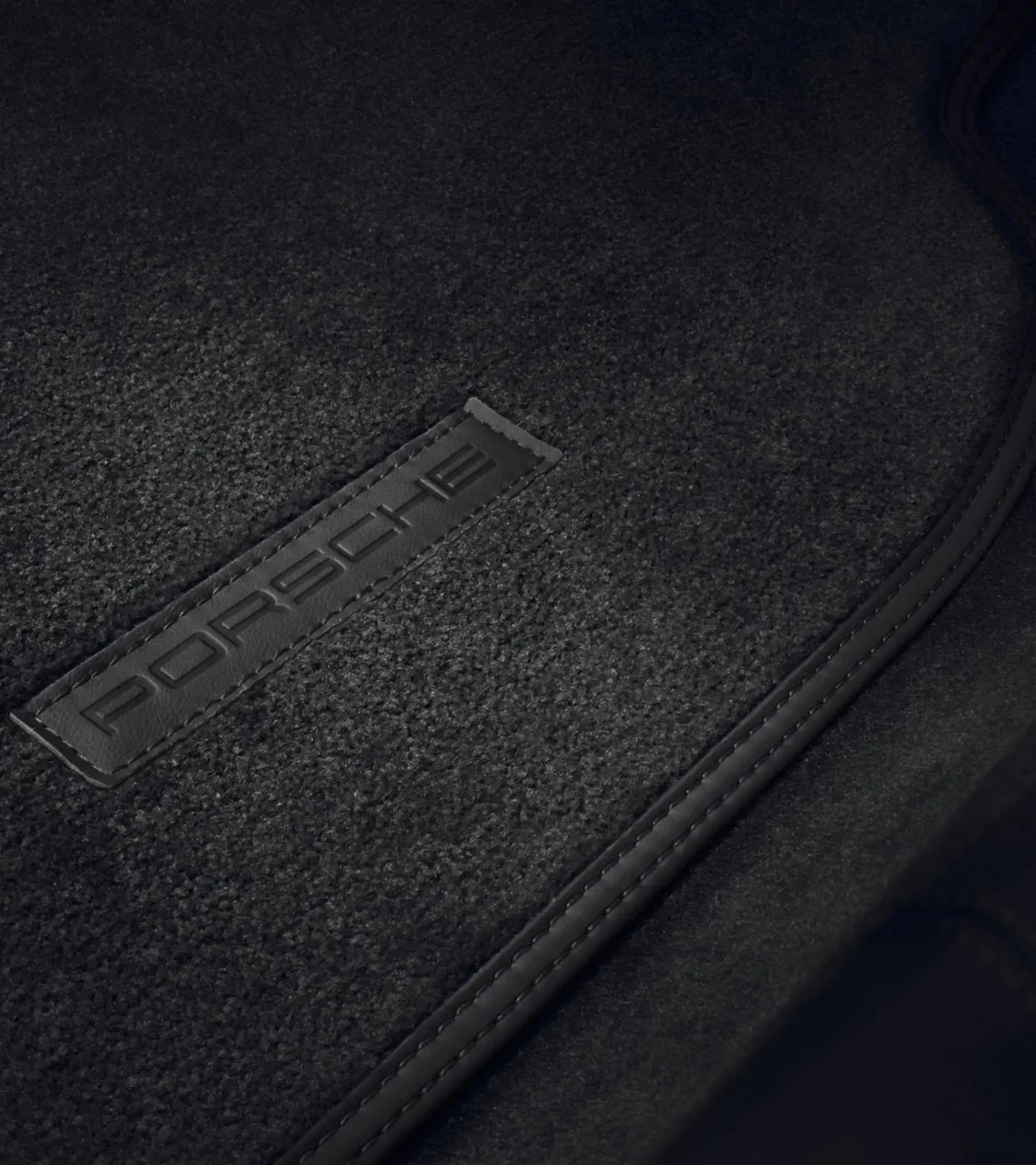 Floor mats with leather trim - 911/718 1