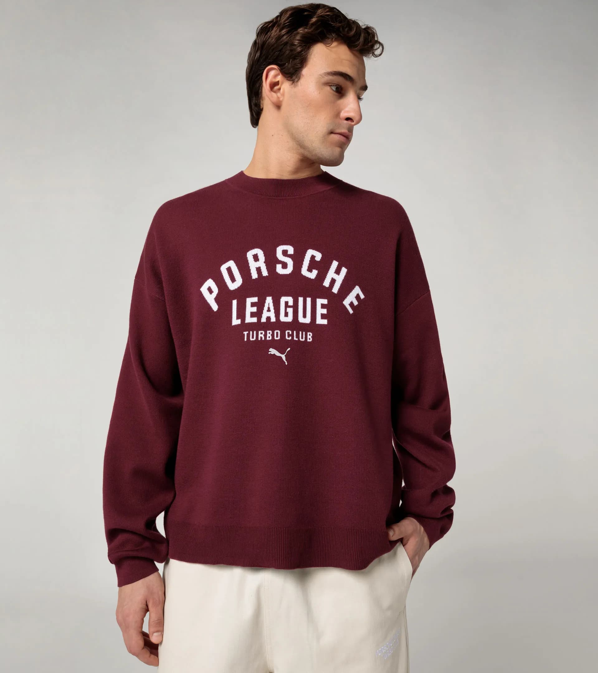 Knitted crew neck jumper 8