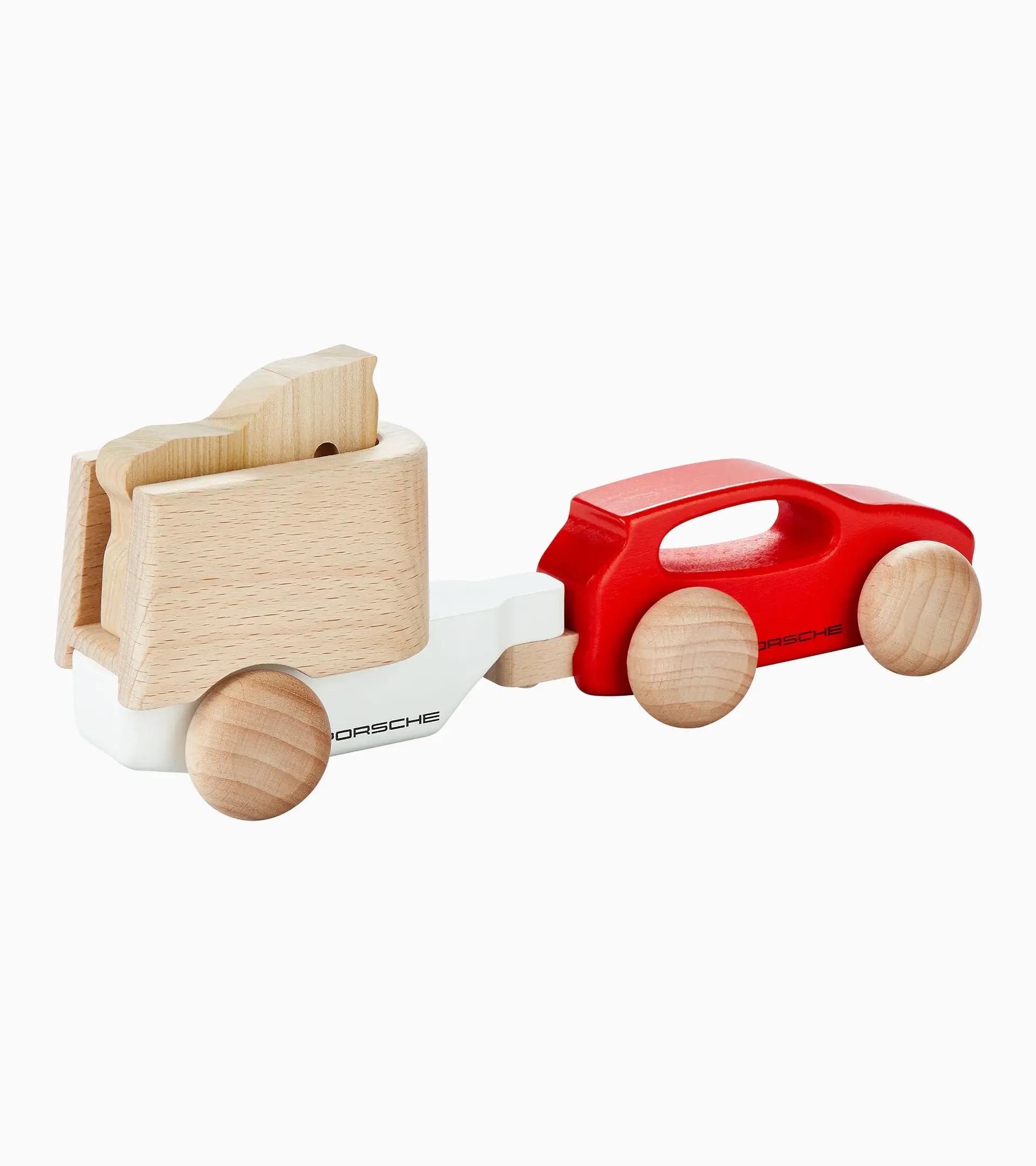 Cayenne Wooden Car with Horse Trailer thumbnail 1