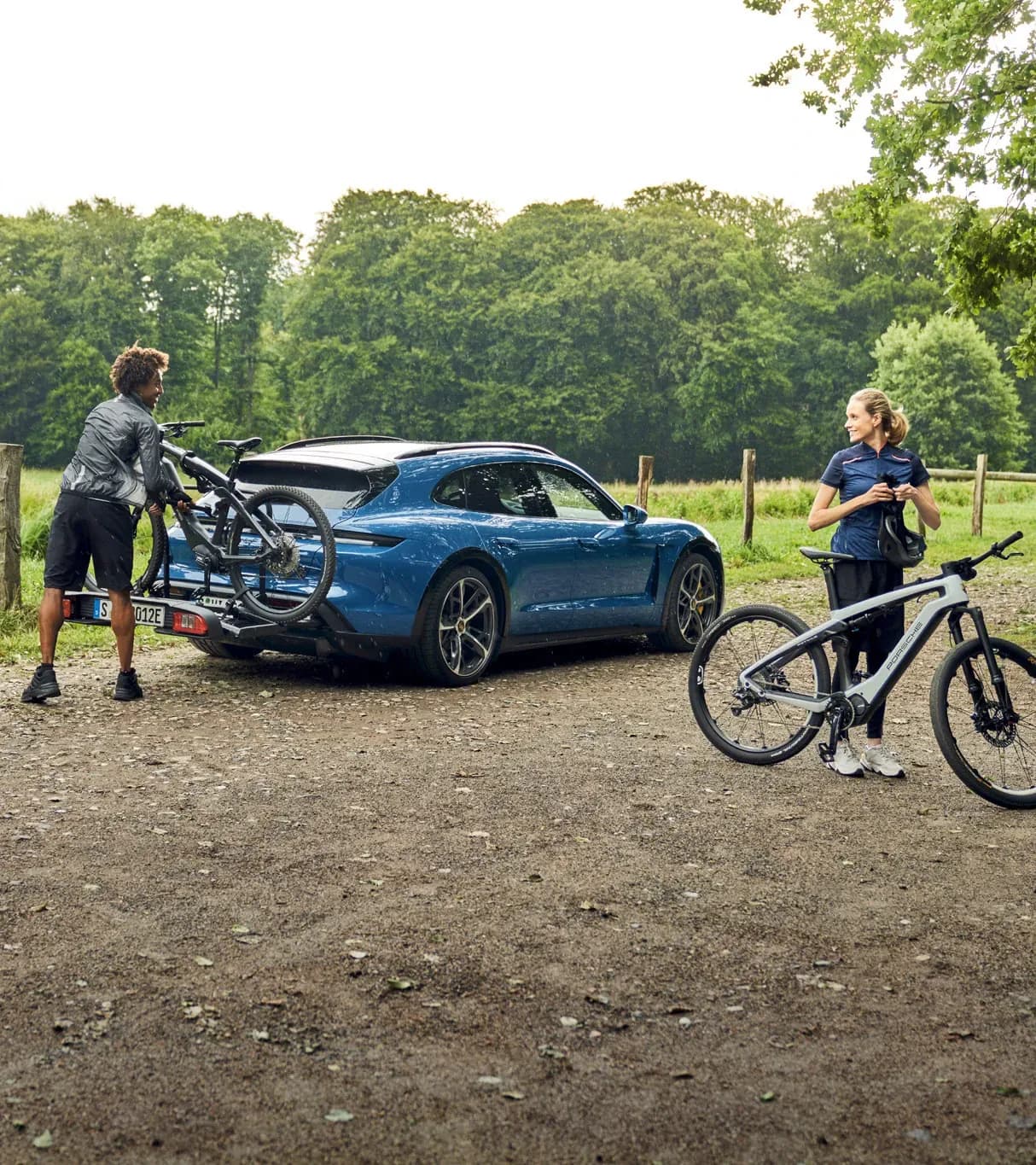 Porsche Rear Bicycle Carrier for Taycan Cross Turismo 4