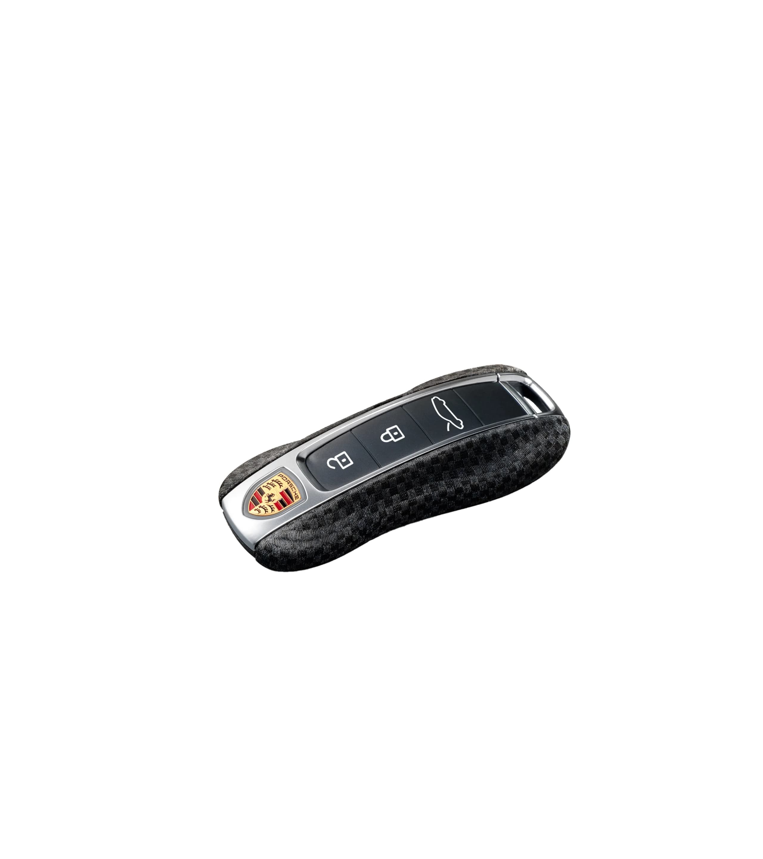 Porsche Textile Square Vehicle Key Sides 1