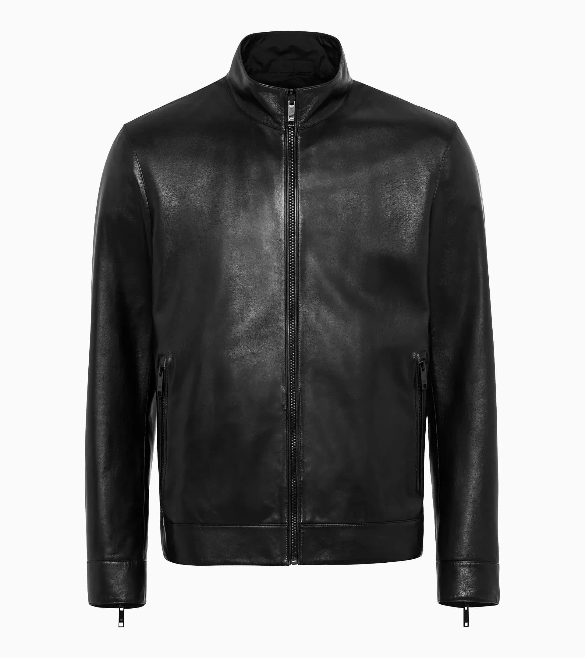 Athleisure reverse leather jacket 3