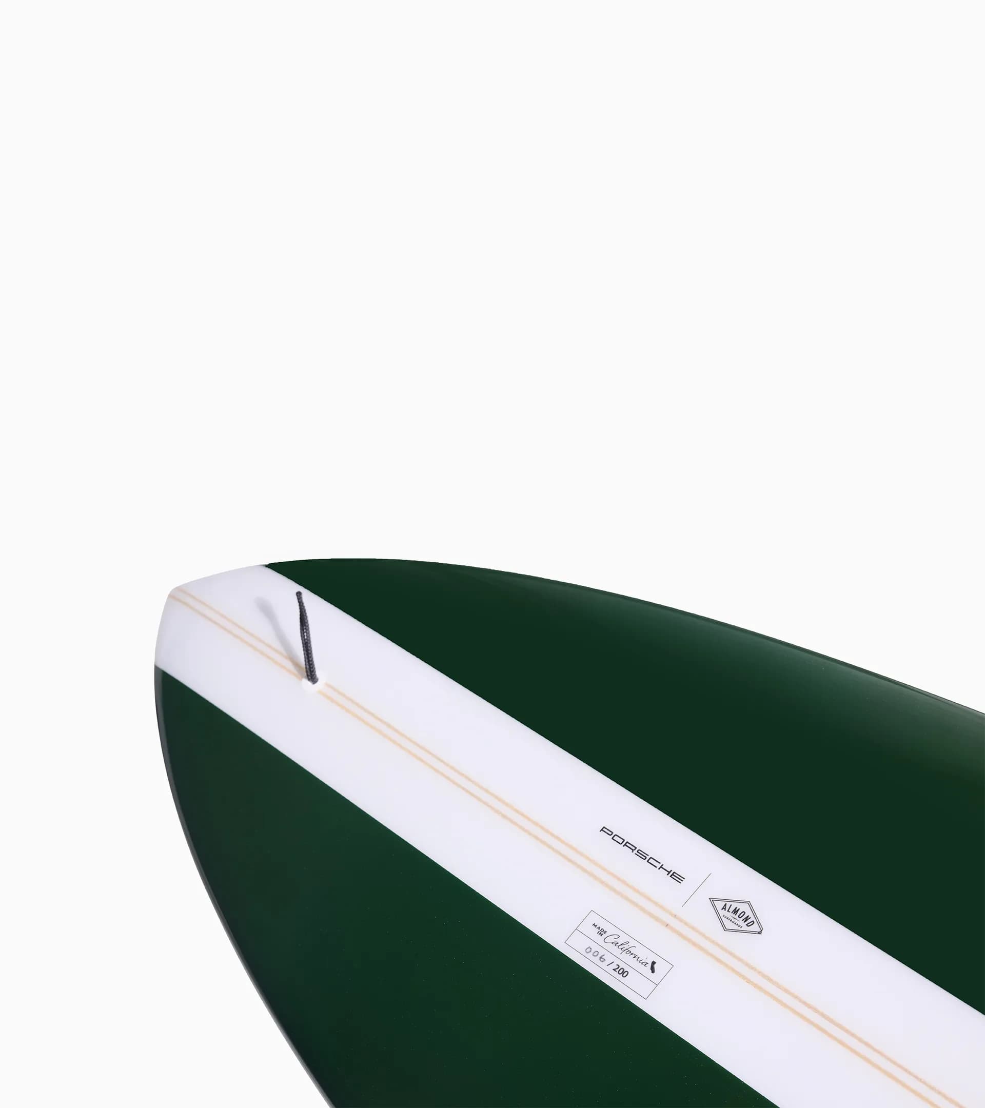 Custom-made Porsche x Almond Cash-Yew II Surfboard (7' 10'') 3