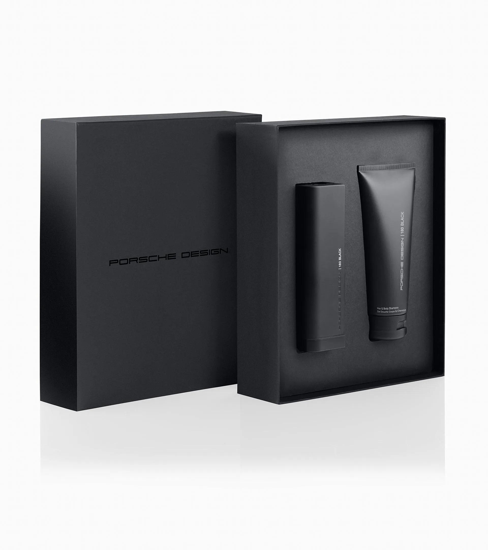 Porsche Design 180 Black Eau de Toilette & Hair & Body Shampoo  thumbnail 0