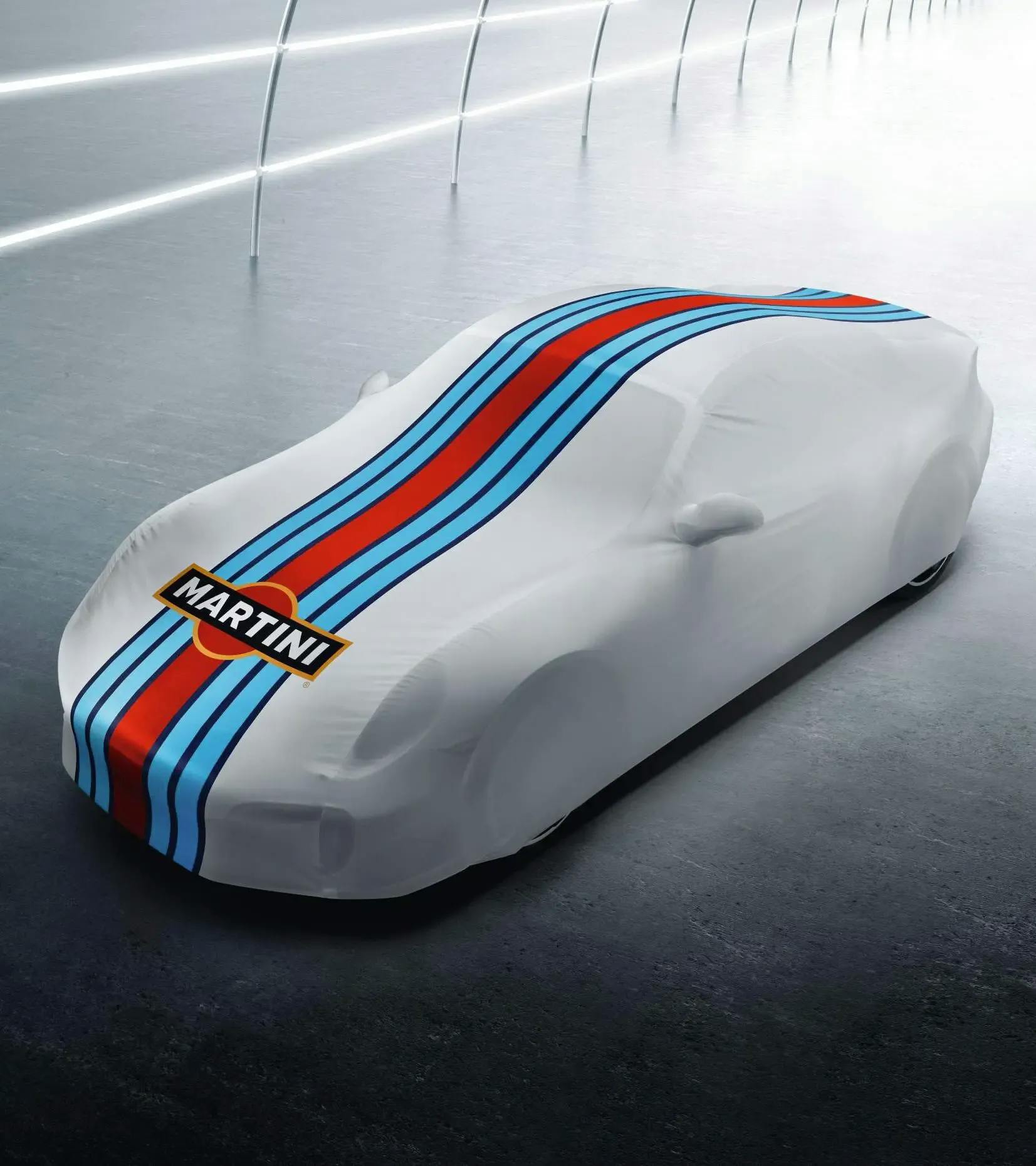 Porsche Indoor Car Cover in Martini Racing Design for 911 thumbnail 0