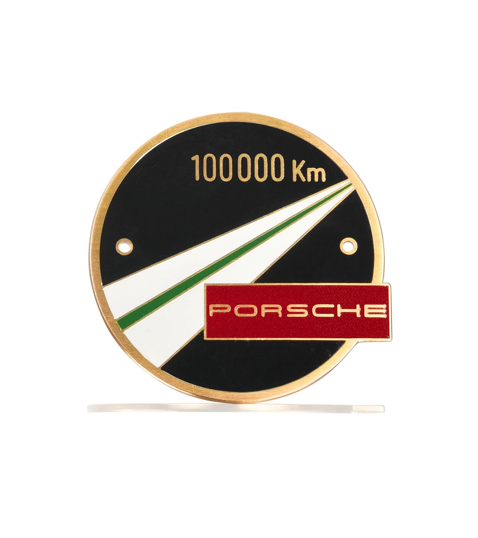 Porsche-plakett "100 000 km" thumbnail 0