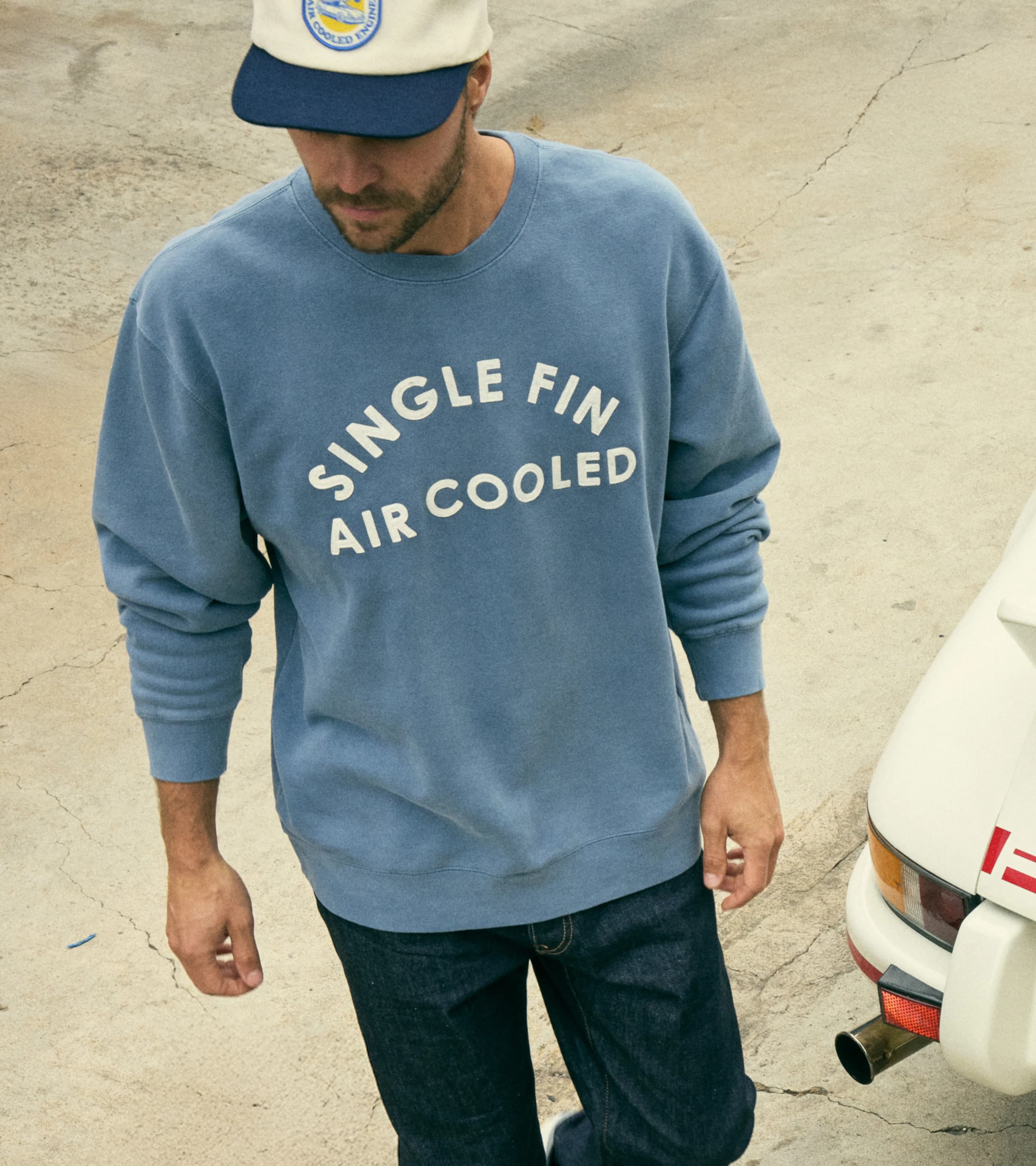 Porsche x Almond Sweatshirt "Single Fins" 6