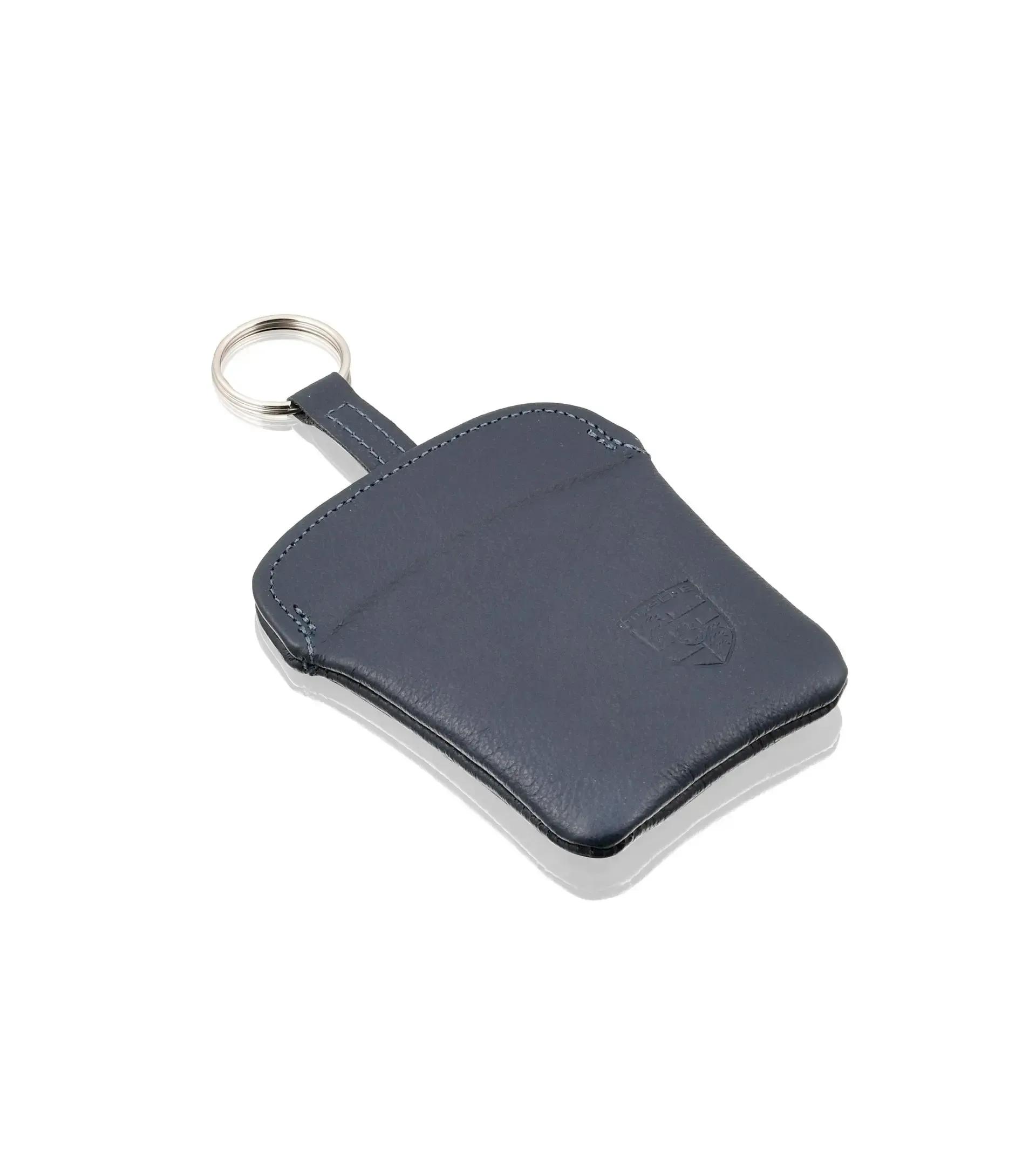 Leather key pouch Marine Blue thumbnail 0