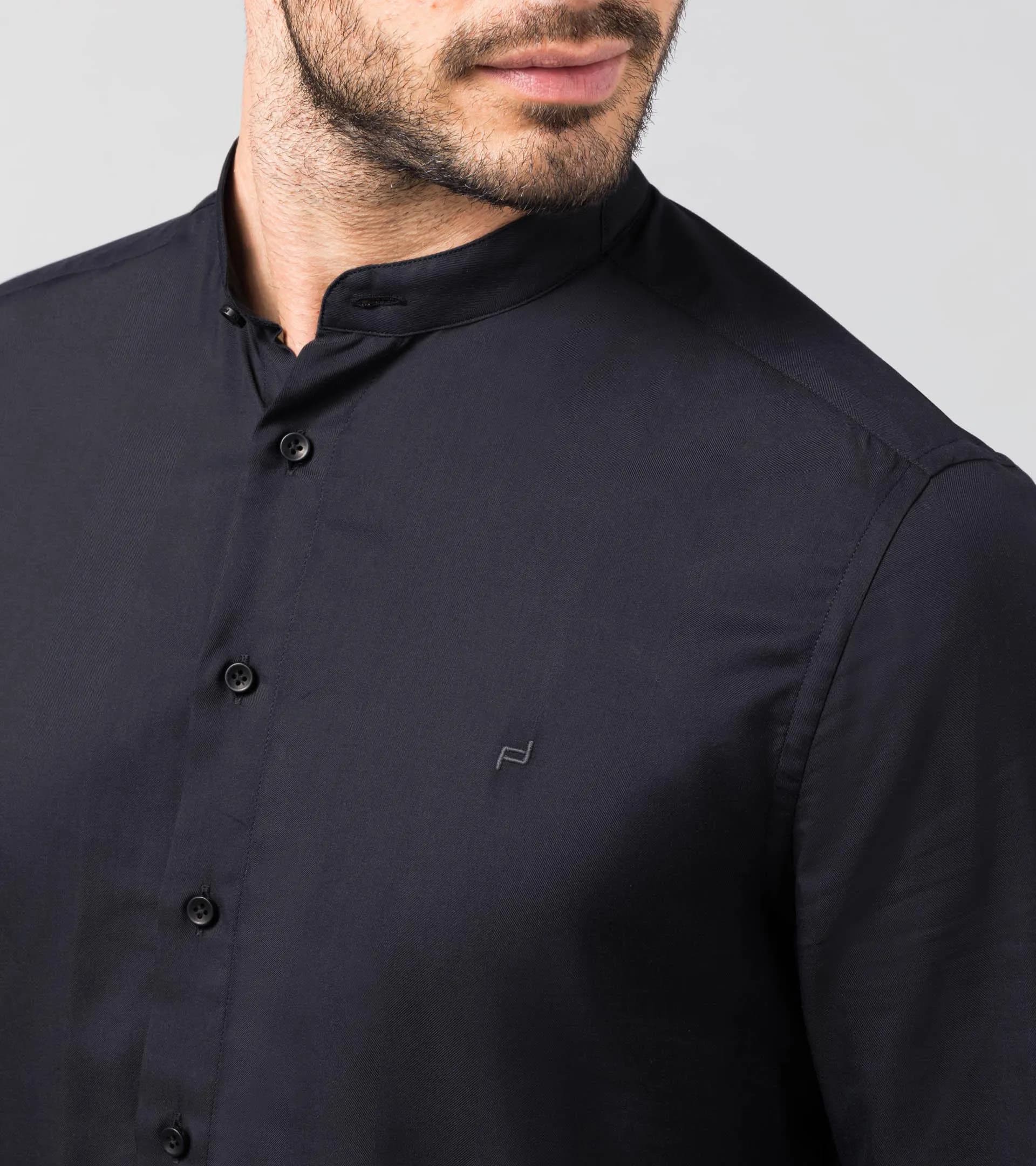 Sustainable Stand Collar Shirt 3