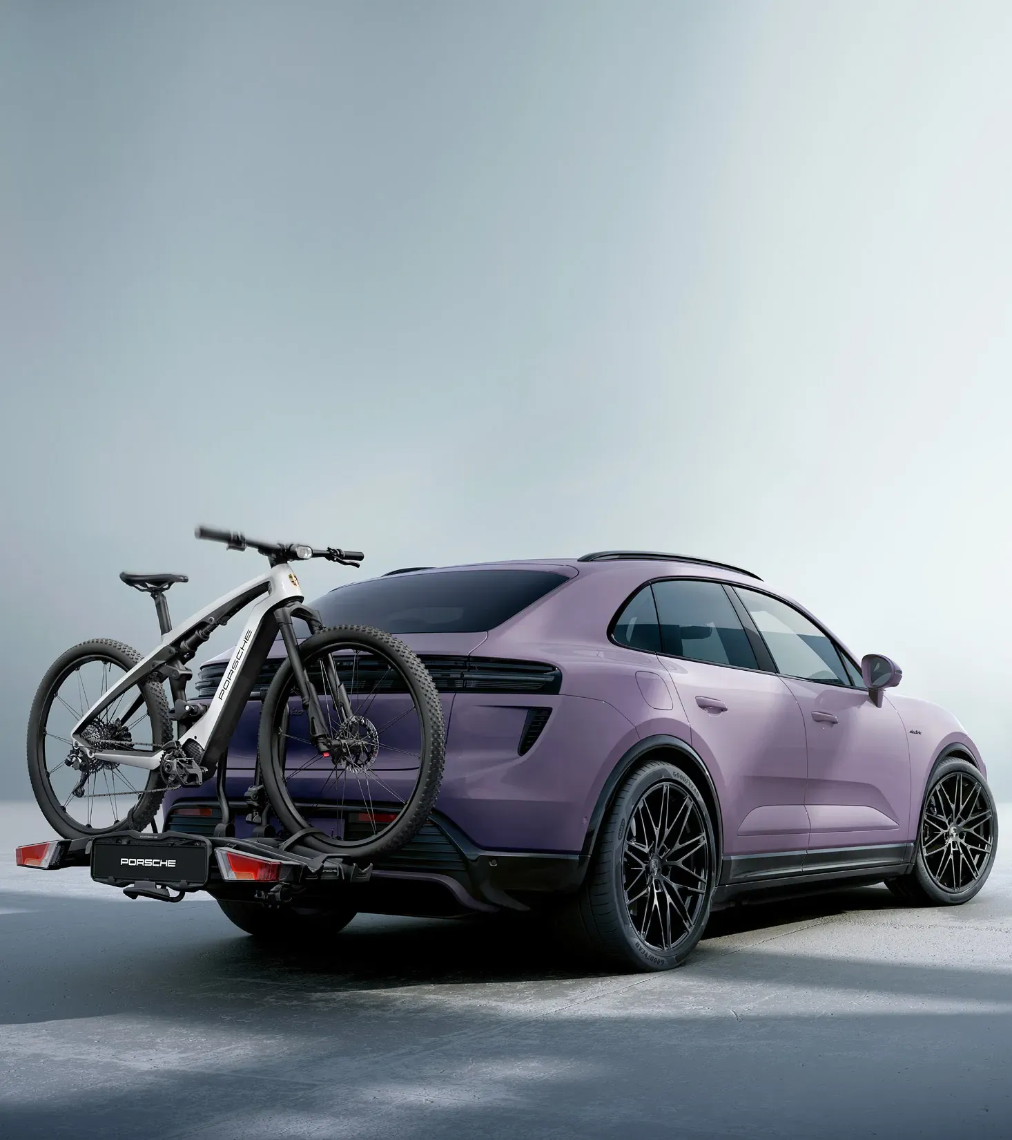 Rear-mounted bike rack - Panamera/Macan/Cayenne 5