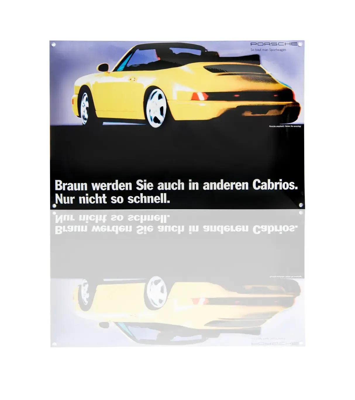 Targa smaltata Porsche Classic 964 Cabrio thumbnail 0