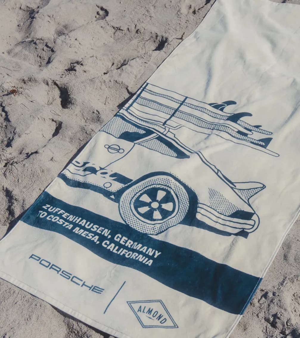 Porsche x Almond Beach Towel 3