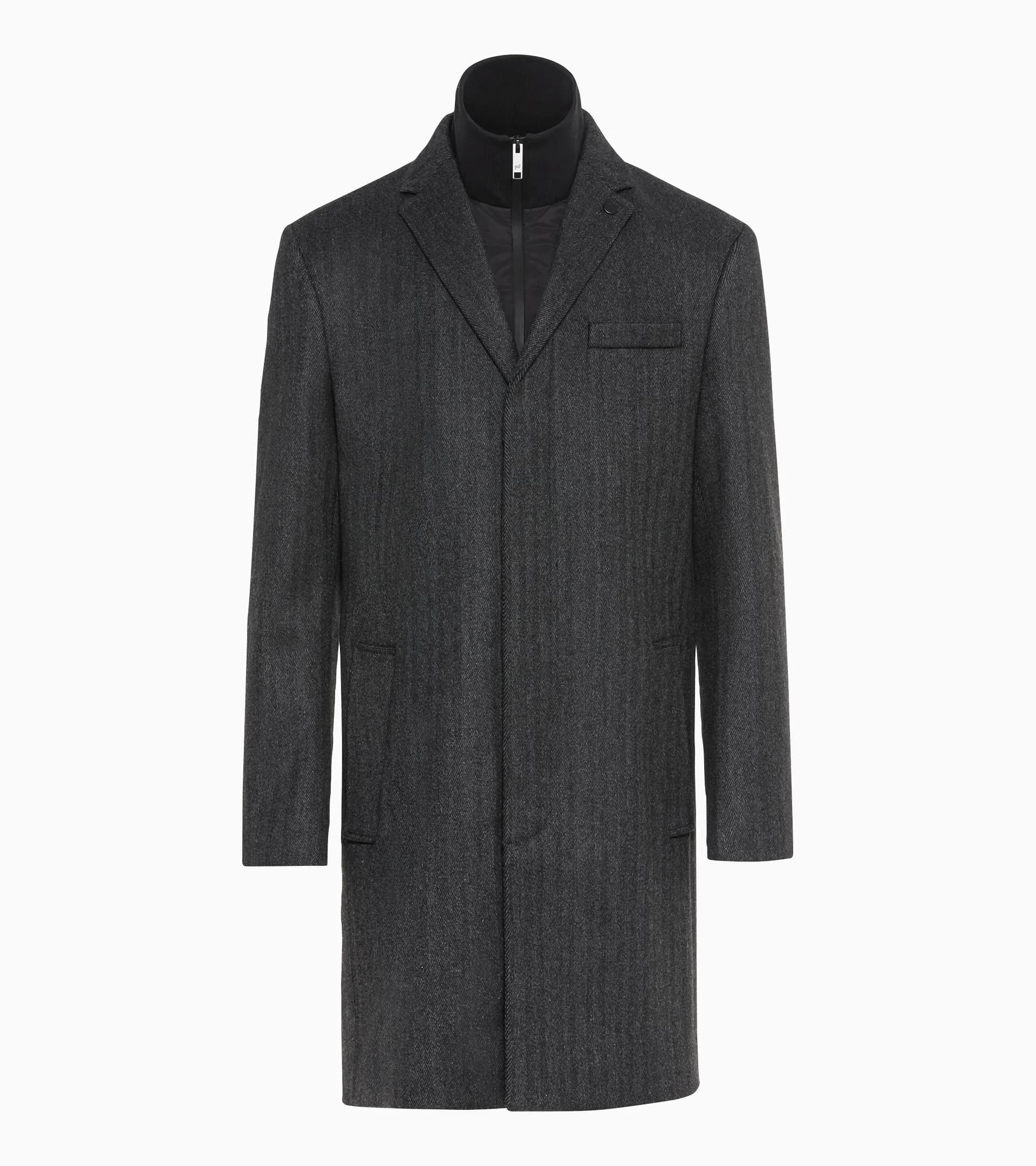 Hybrid Textured Formal Coat 1