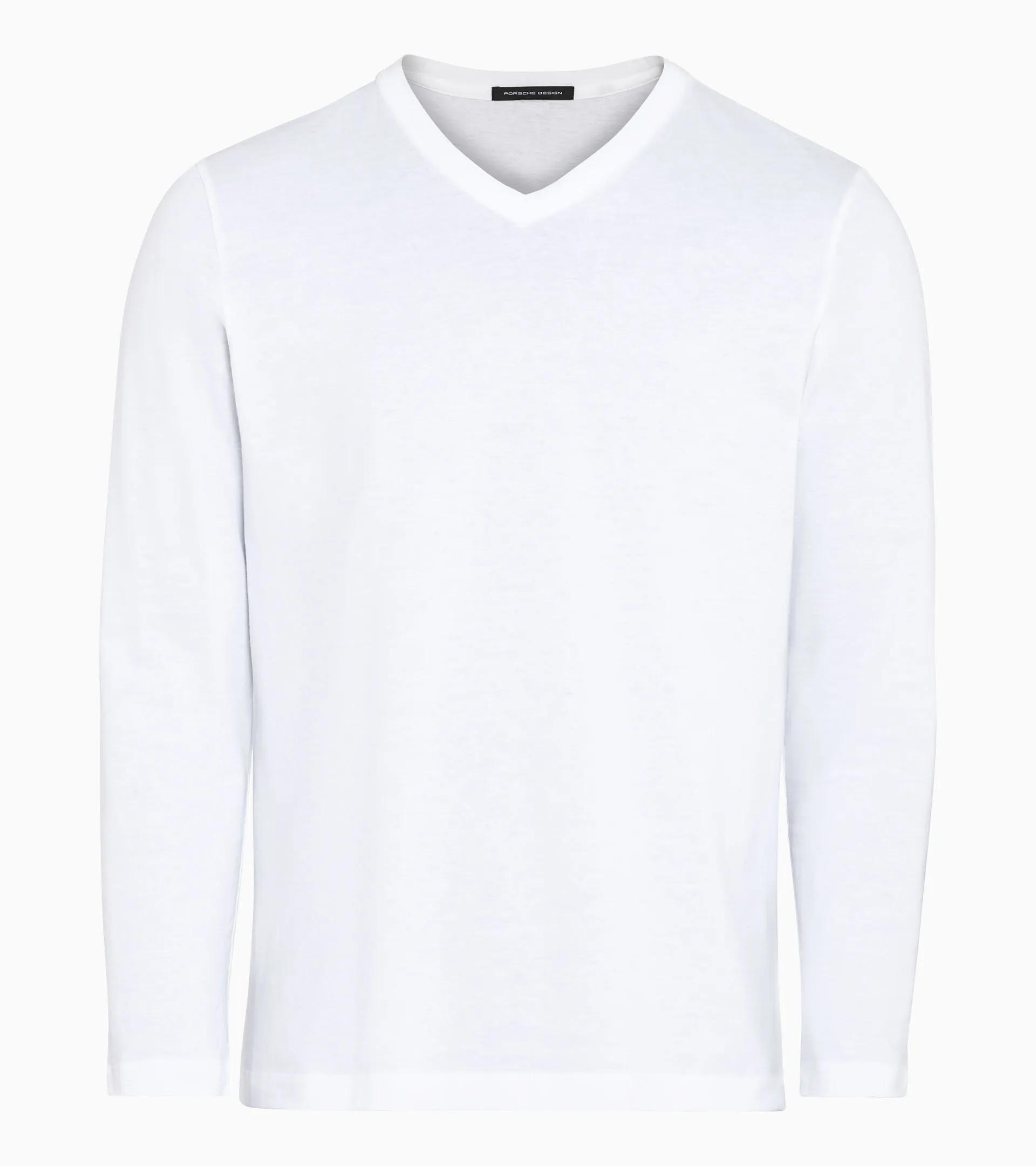 Long-sleeve V-neck T-shirt thumbnail 0