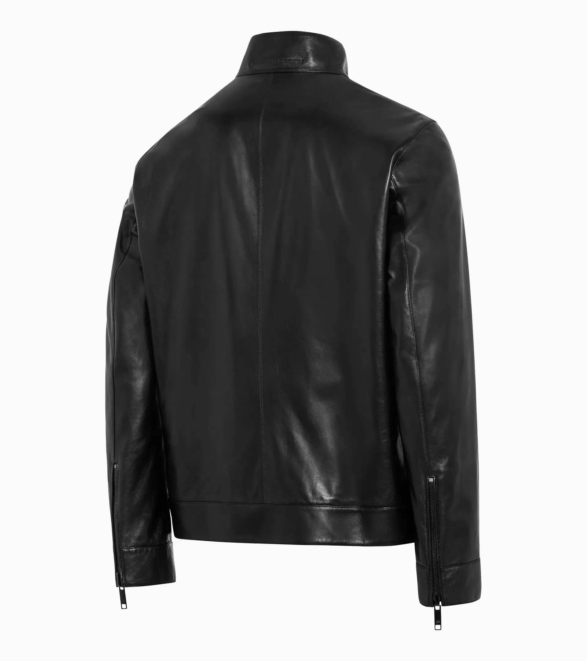 Athleisure reverse leather jacket 4