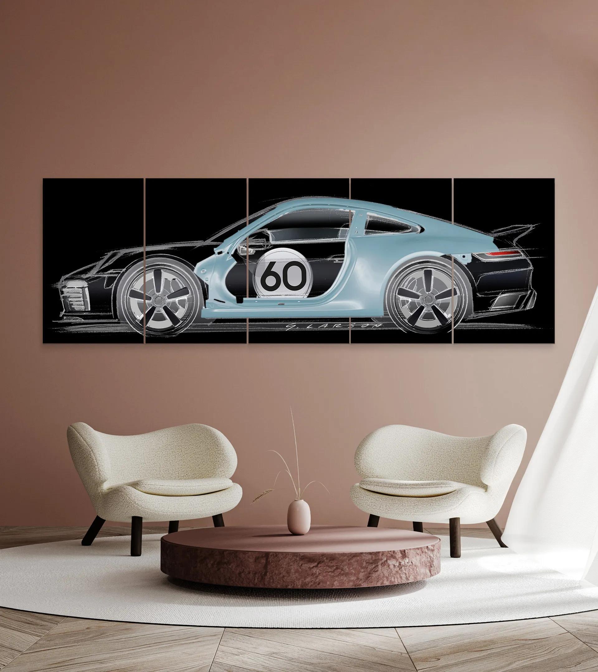 Escultura artística 911 Sport Classic - Heritage  thumbnail 1