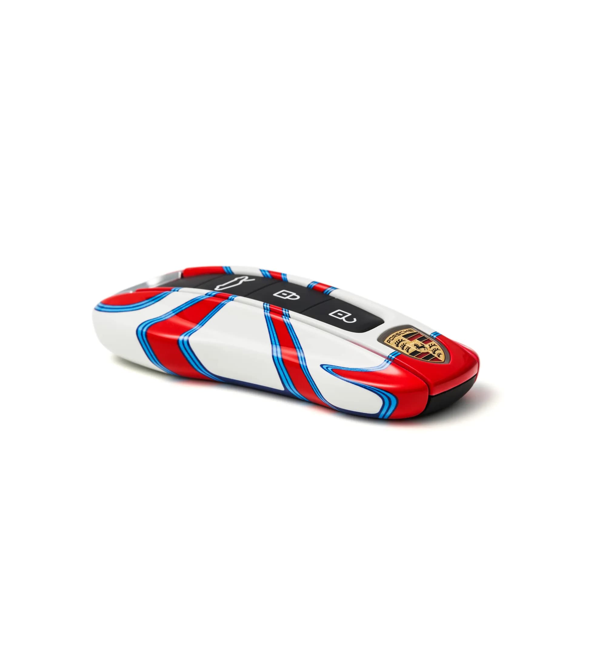 Vehicle key cover in MARTINI RACING® Design