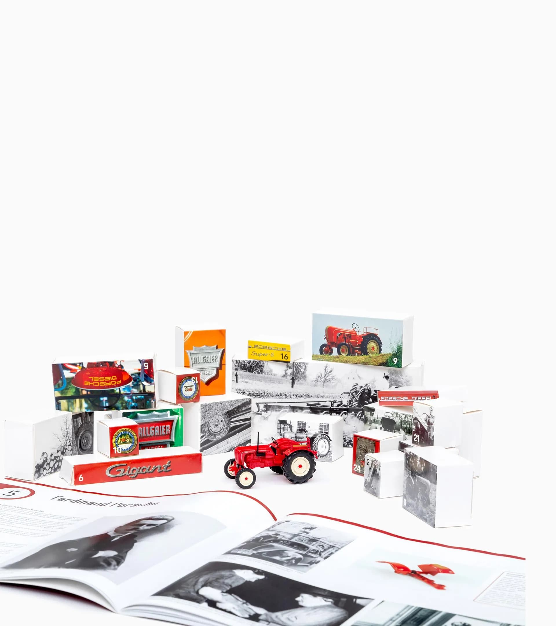 Calendrier de l'Avent Tracteur vintage Porsche 5