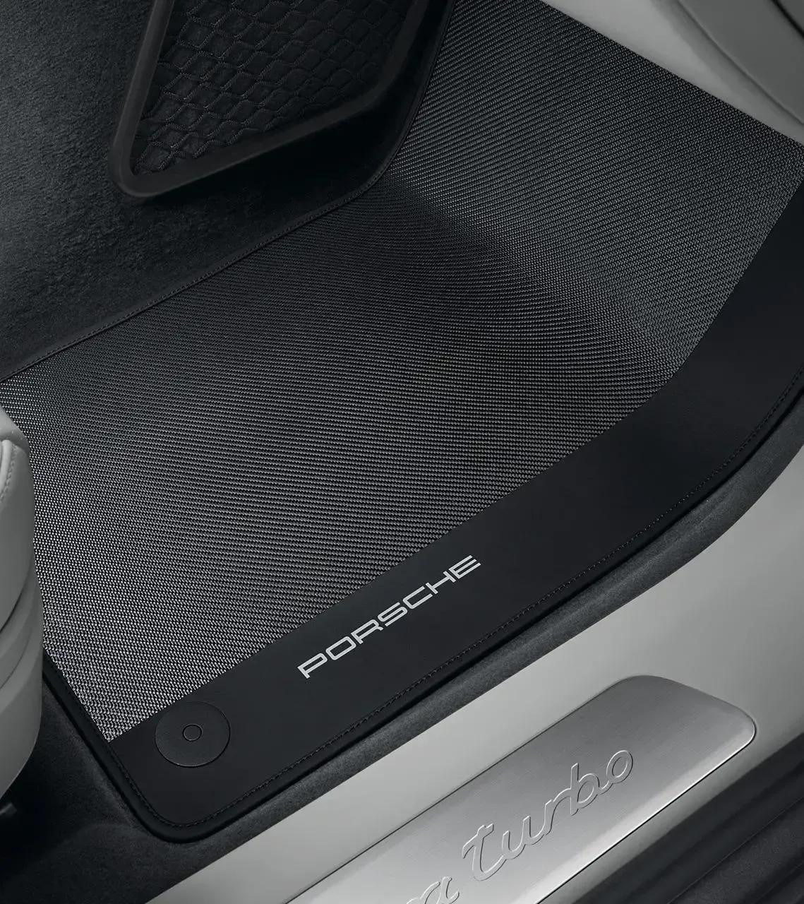 Floor mats with with leather edging - Panamera (G2 & G2 II) thumbnail 0