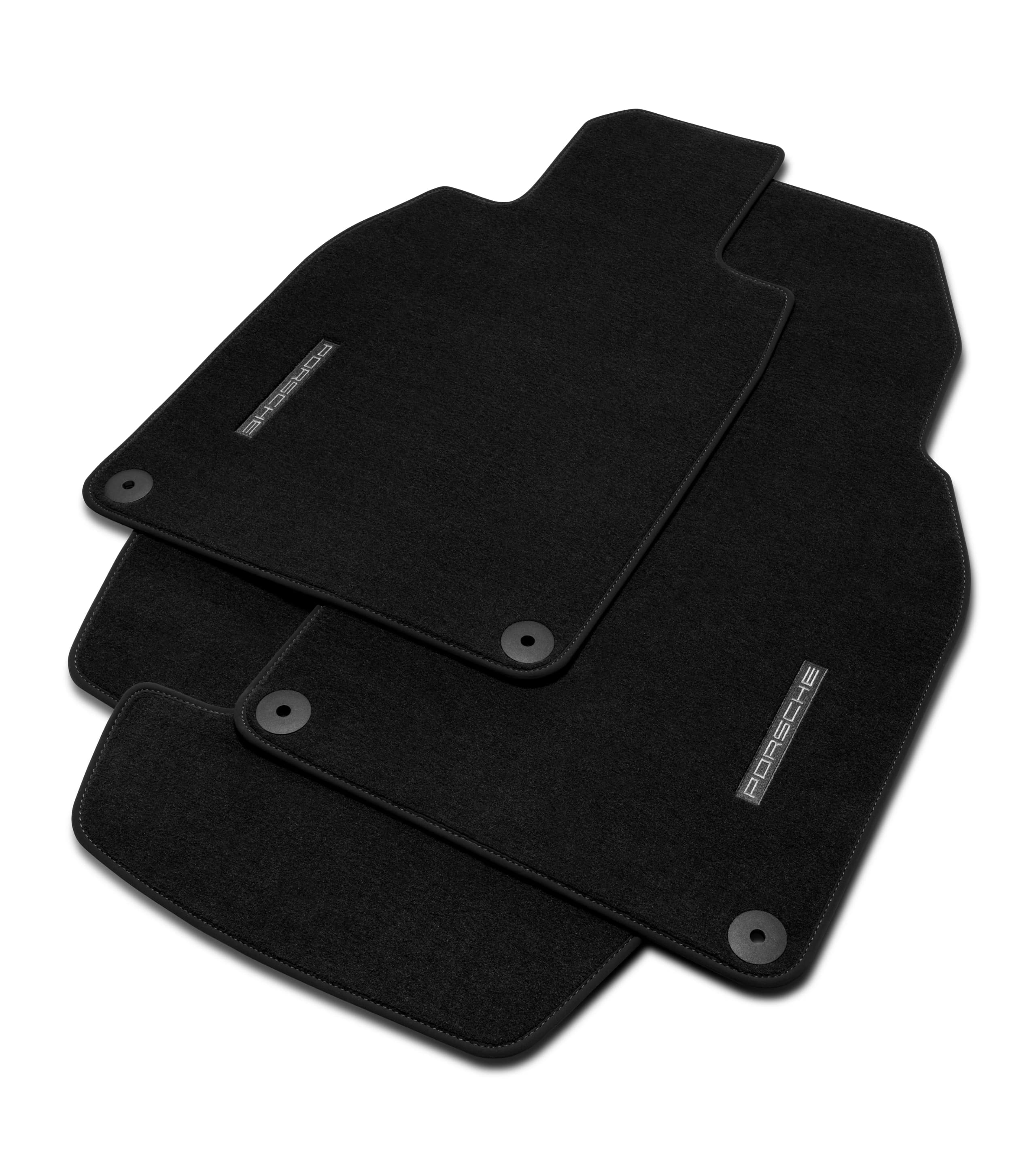 Porsche Floor mats with Nubuk edging for 911 and 718 1