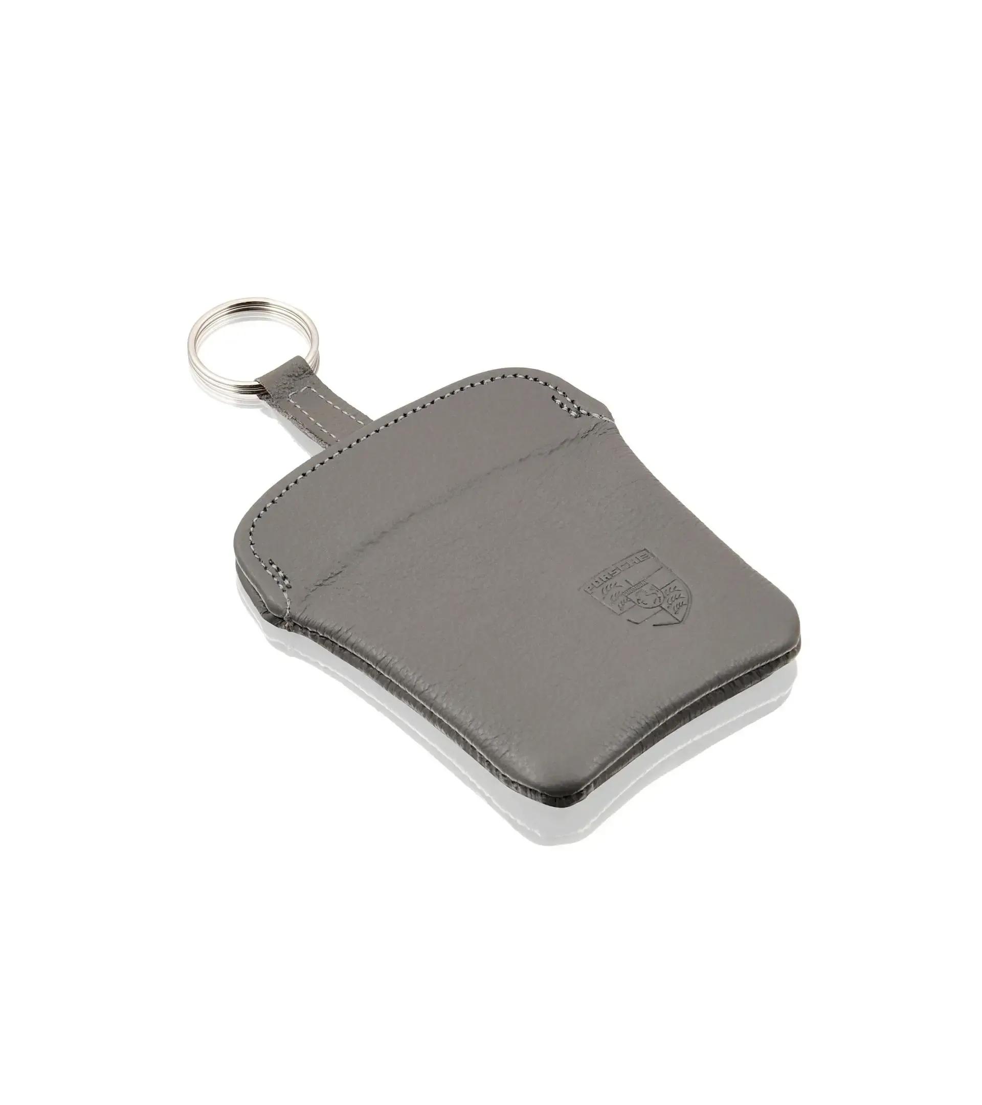 Leather key pouch Classic Grey thumbnail 0