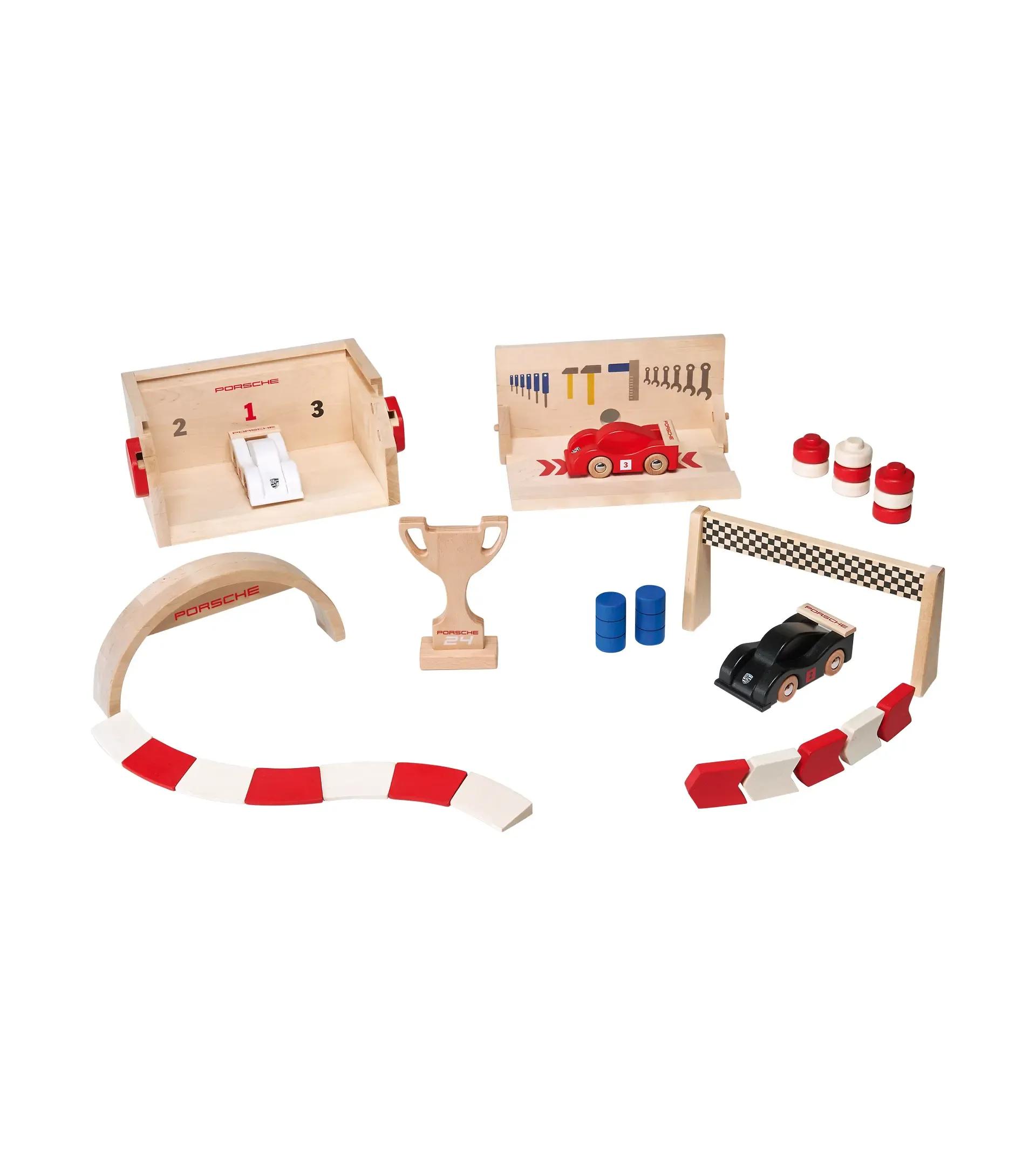 Kids Wooden Racetrack – Starter Set thumbnail 0