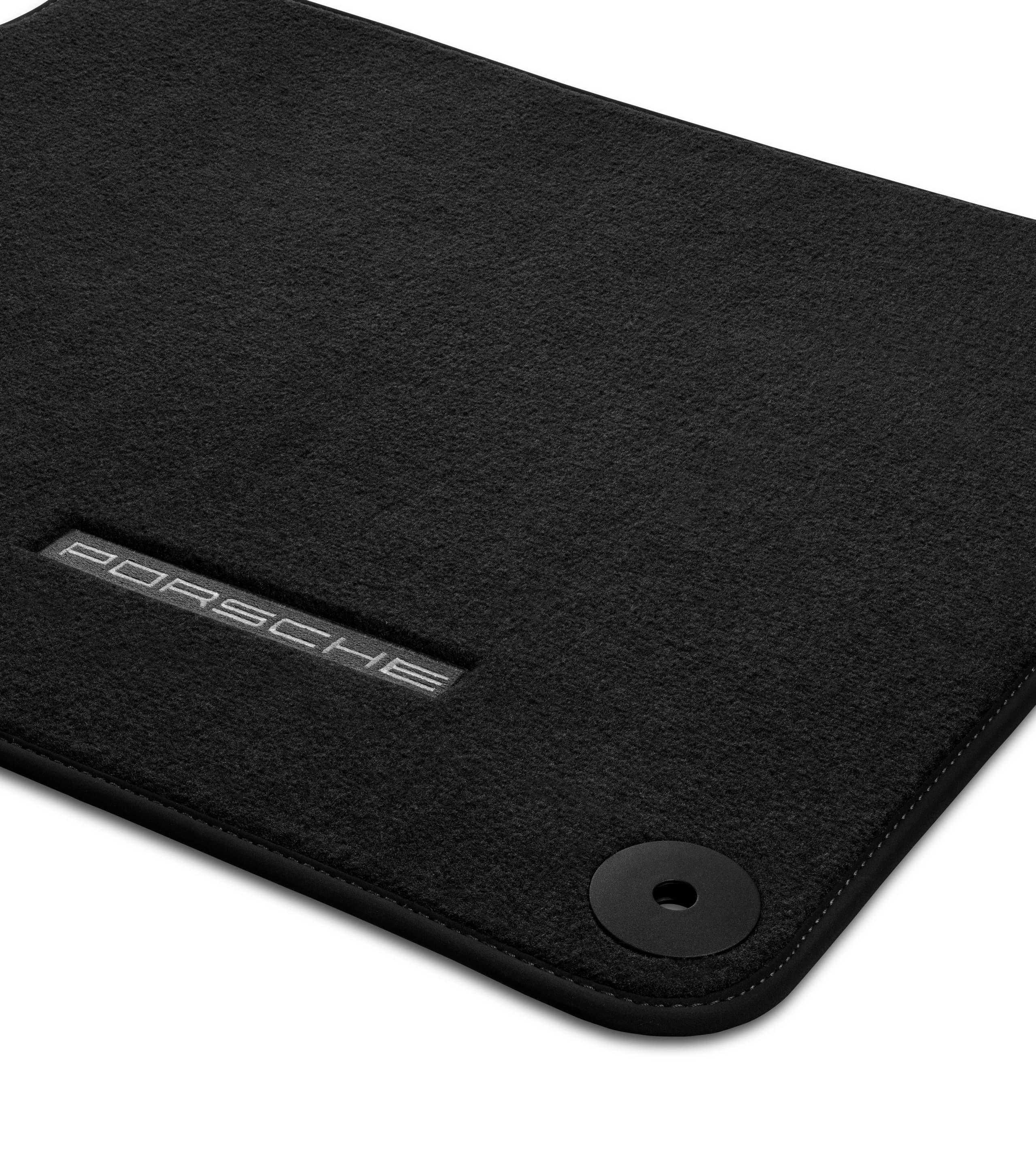 Porsche Floor mats with Nubuk edging for 911 and 718 2