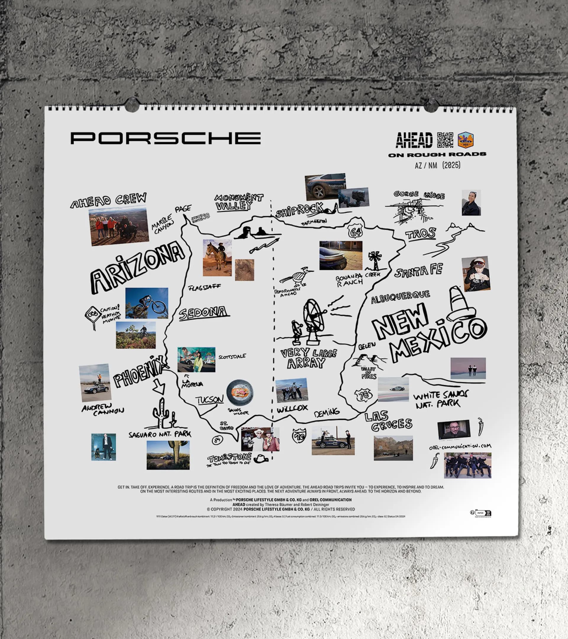Calendário Porsche 2025 8
