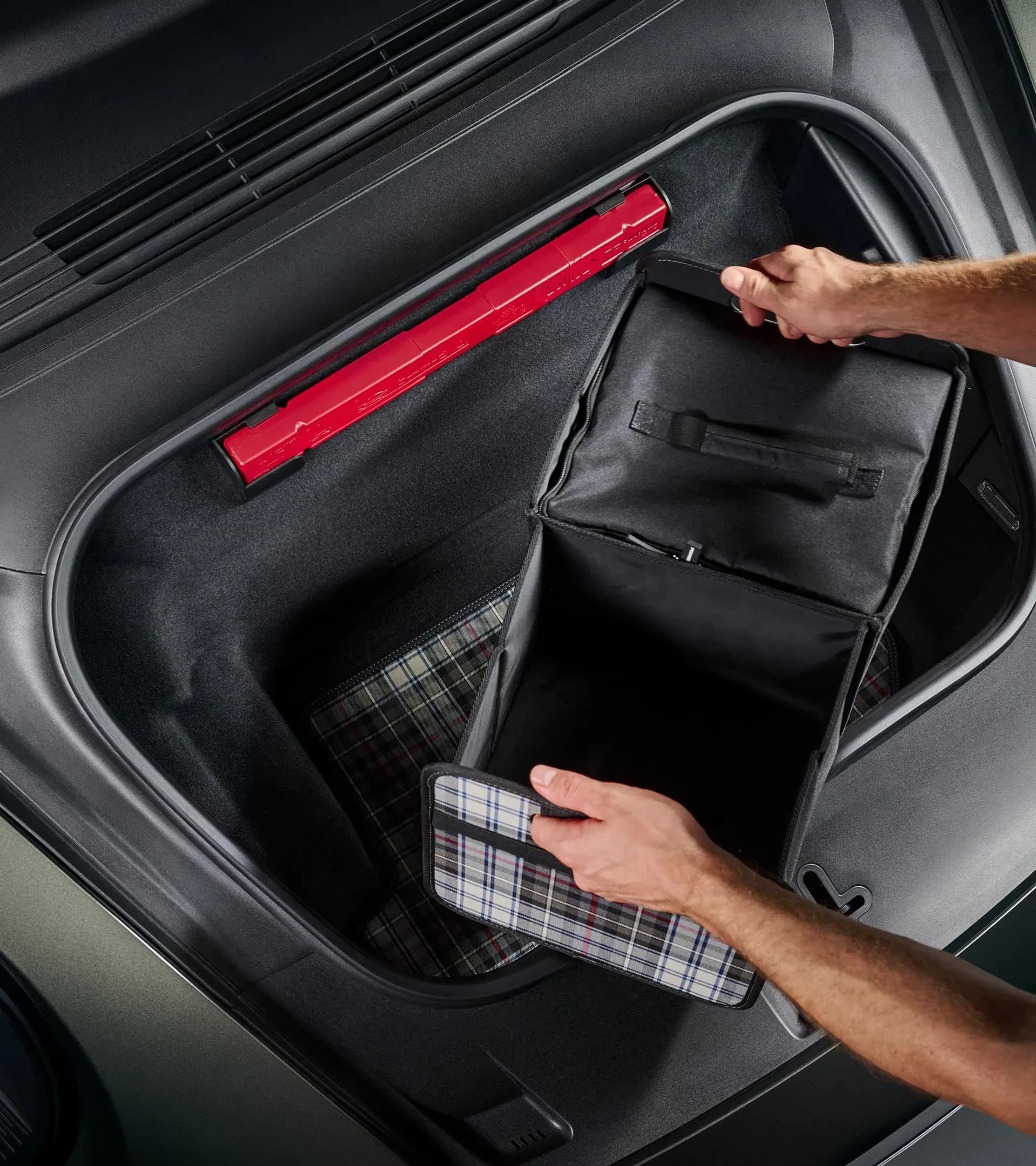 Faltbare Kofferraumbox - Turbo 50 Schottenkaro 7