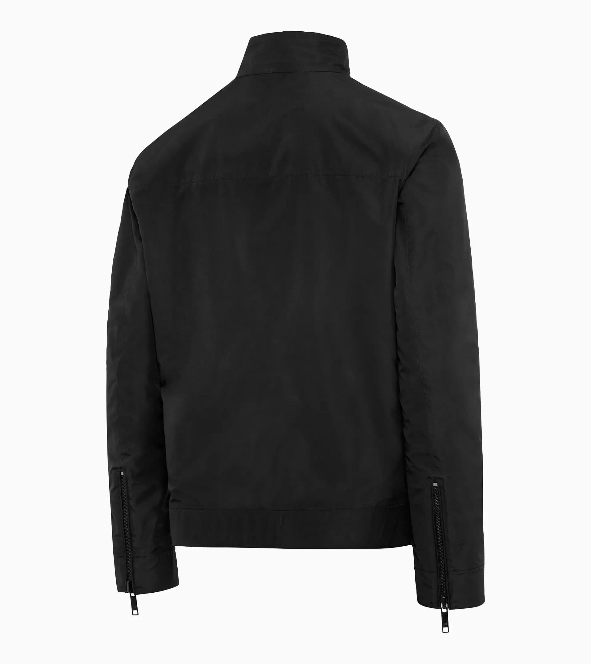 Athleisure reverse leather jacket 2