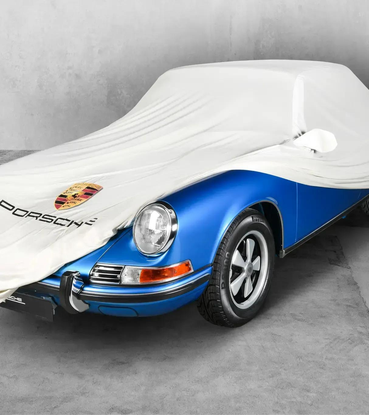 Car cover for Porsche 911, 912 and 964 without spoiler and with left-hand exterior mirror thumbnail 1