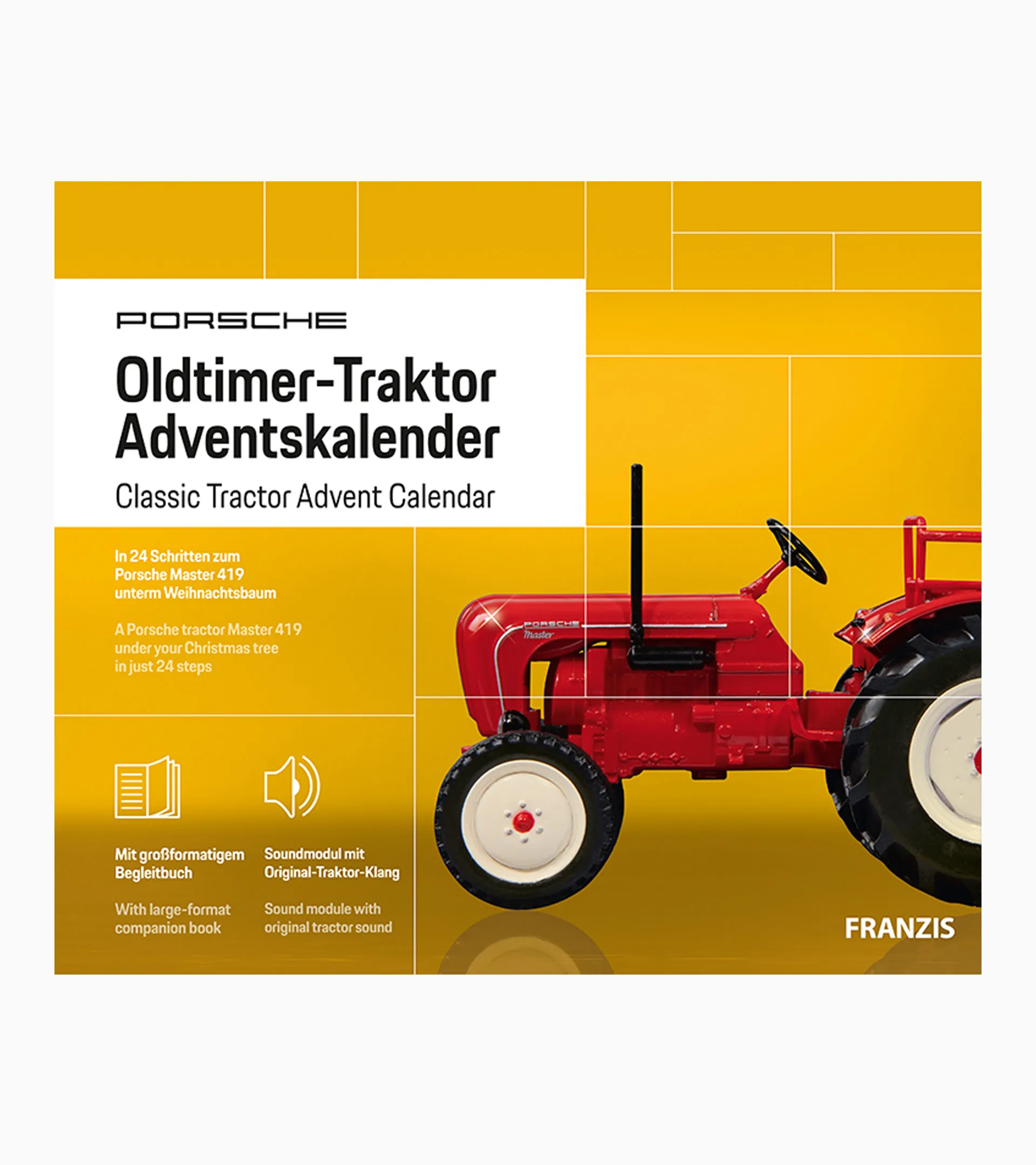 Porsche Oldtimer Tractor advent calendar 2
