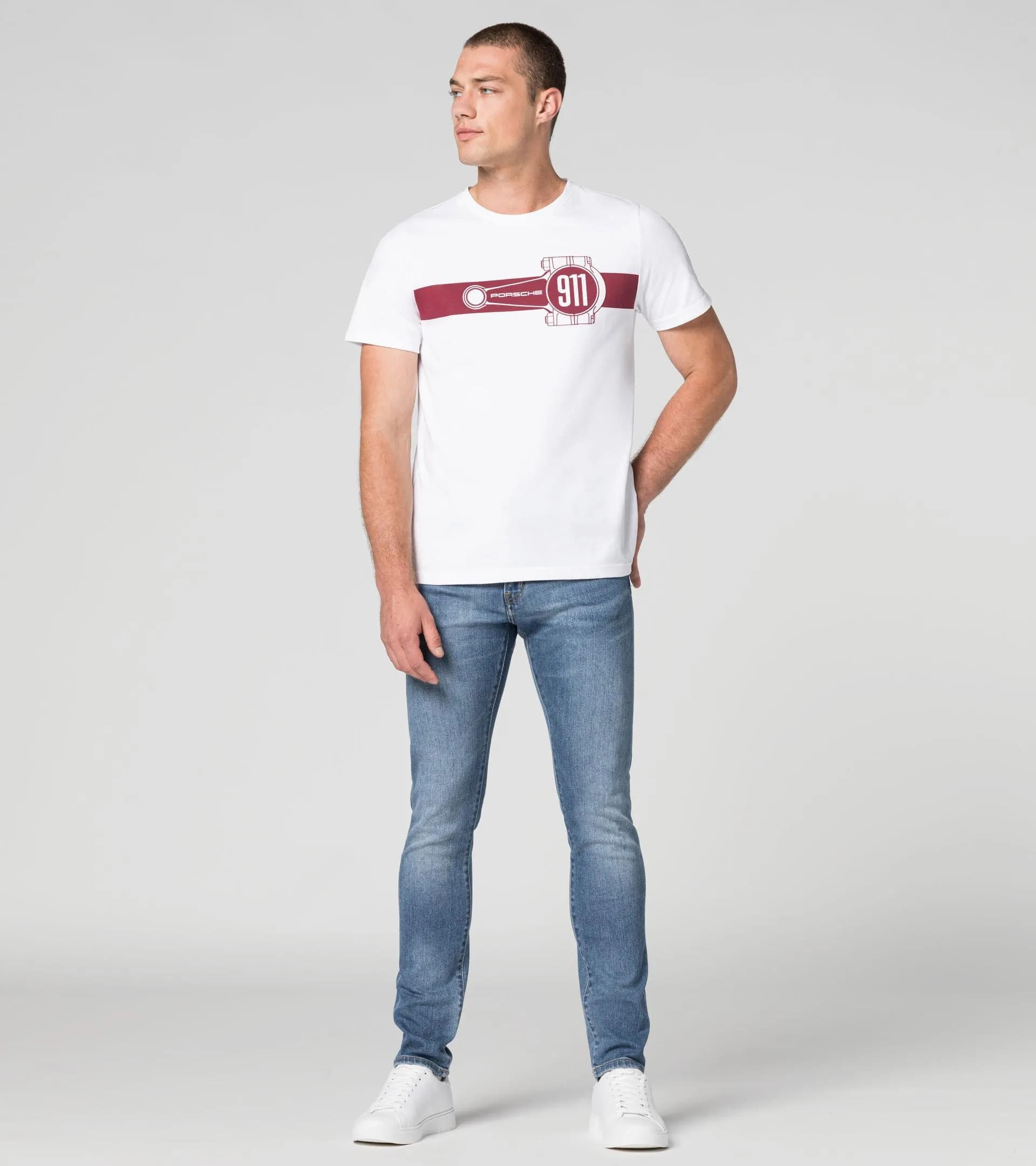 Drijfstangprint T-shirt – Essential 6