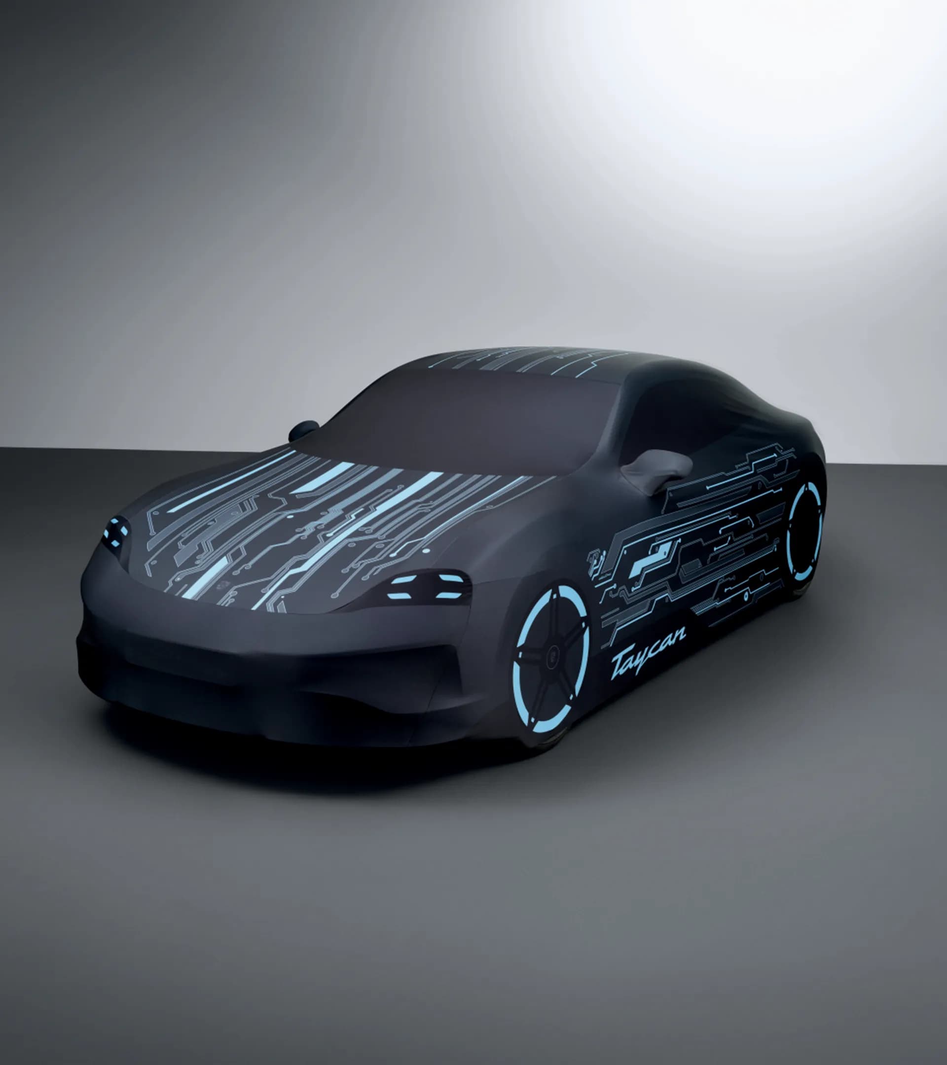 Indoor-Car-Cover „electric“ Design - Taycan 2