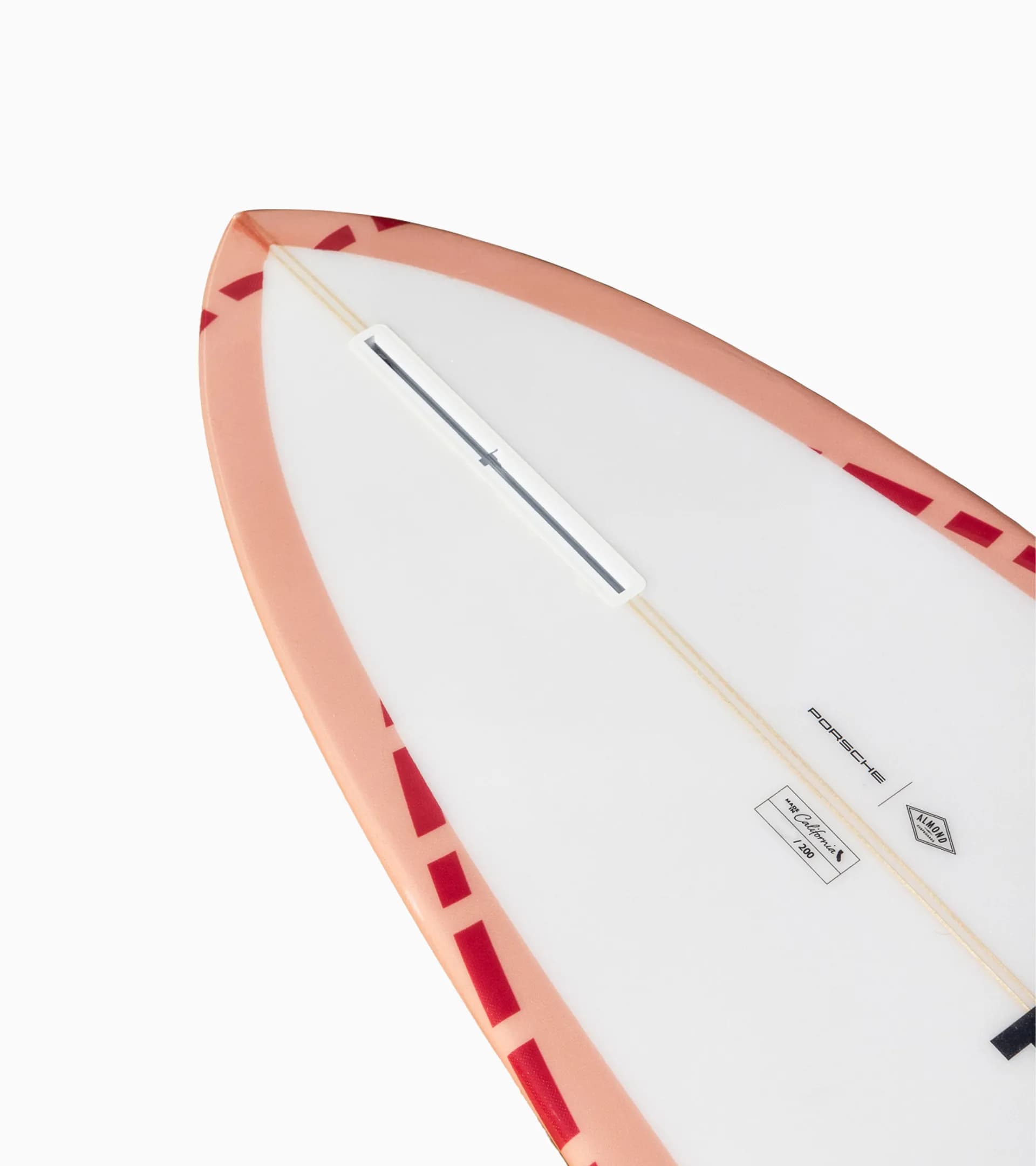 Custom-made Porsche x Almond Cash-Yew II Surfboard (7' 10'') 3