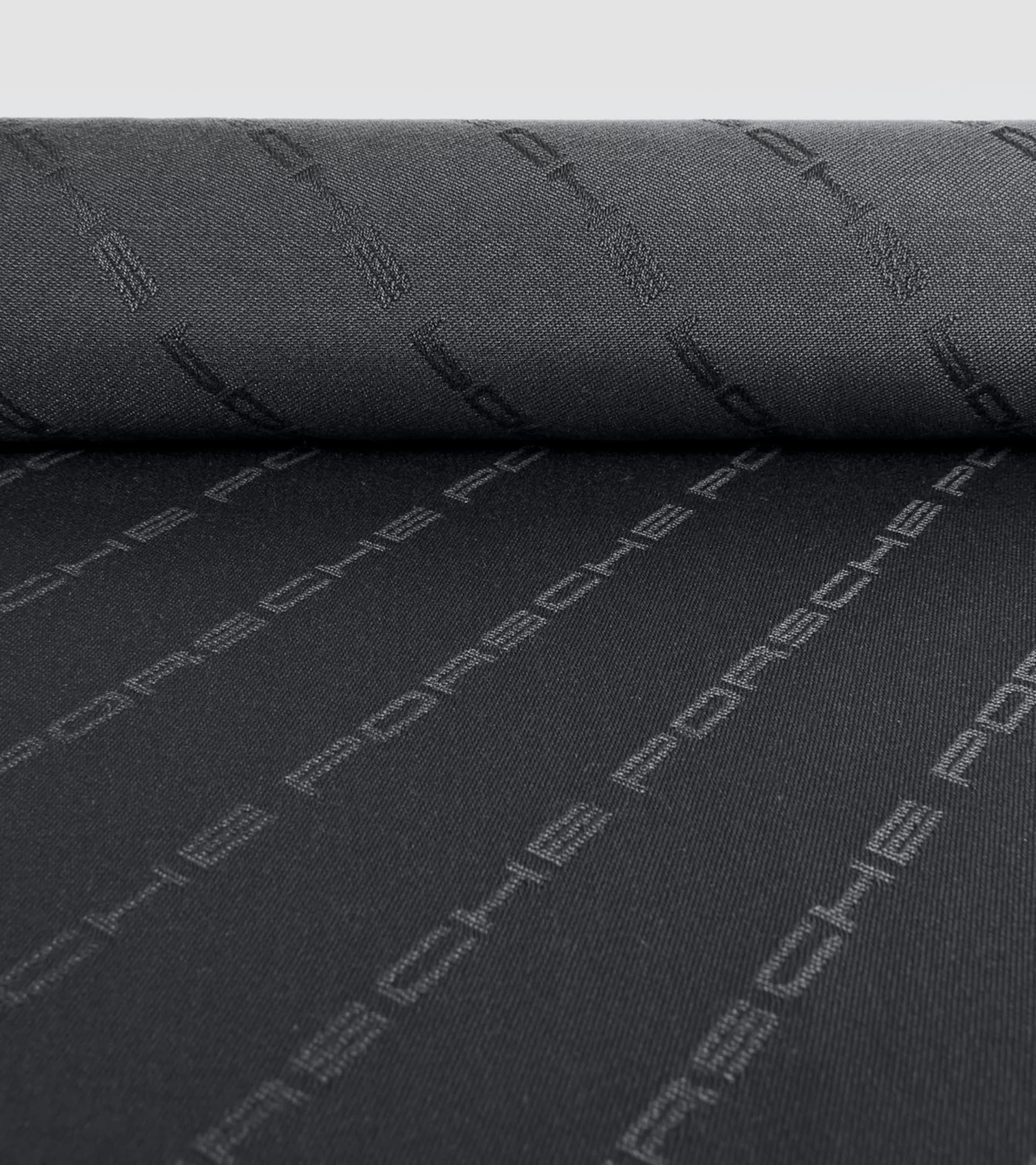 Porsche Schriftzug Stoff (schwarz) 2
