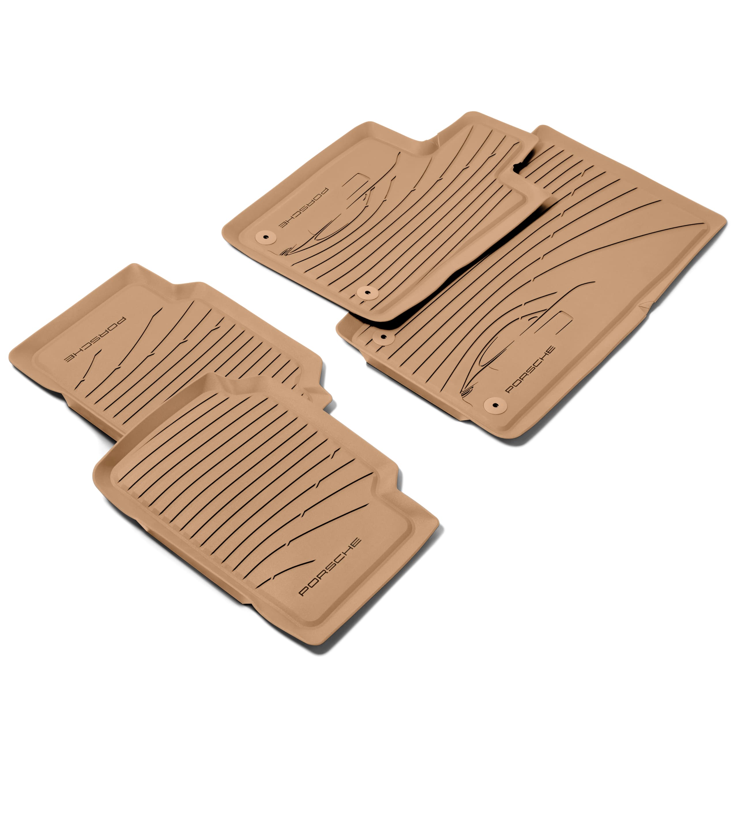 Porsche Panamera Executive All-weather Floor Mats 1