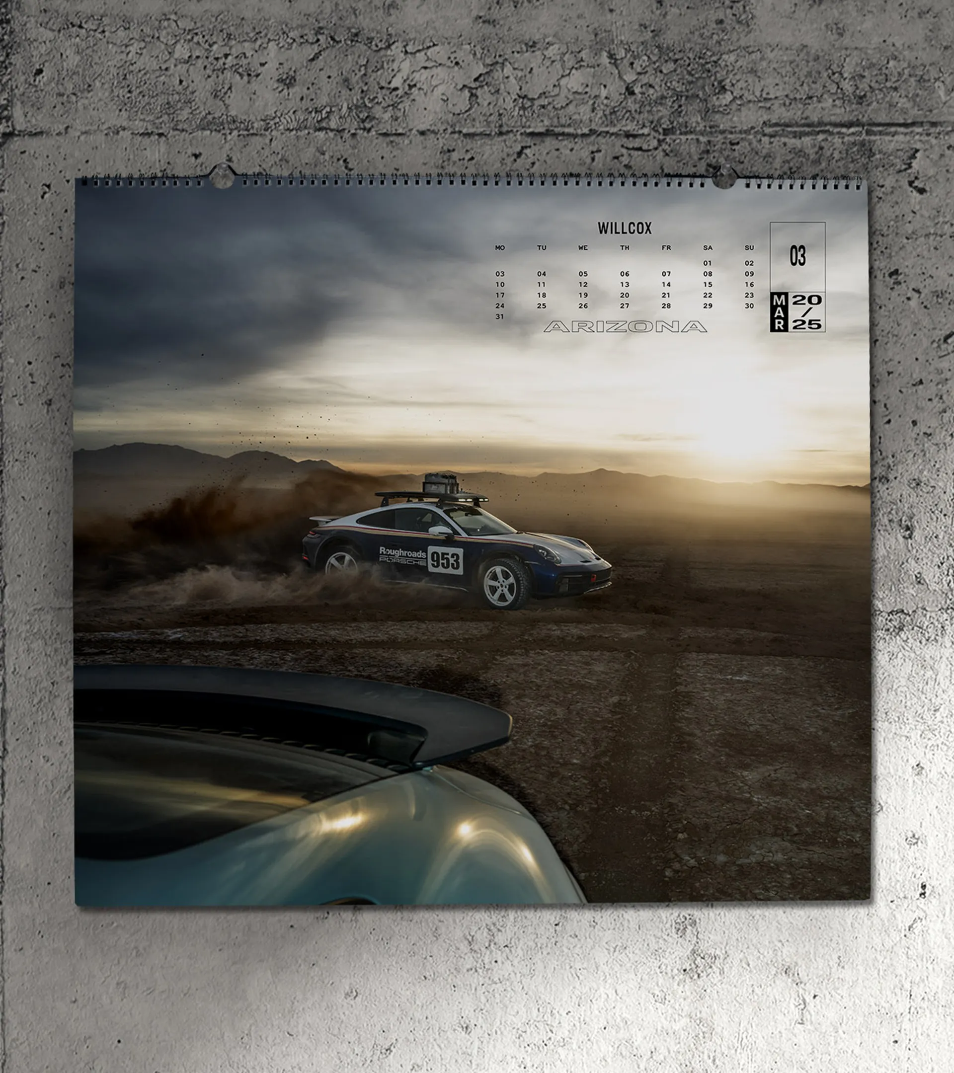 Calendário Porsche 2025 4